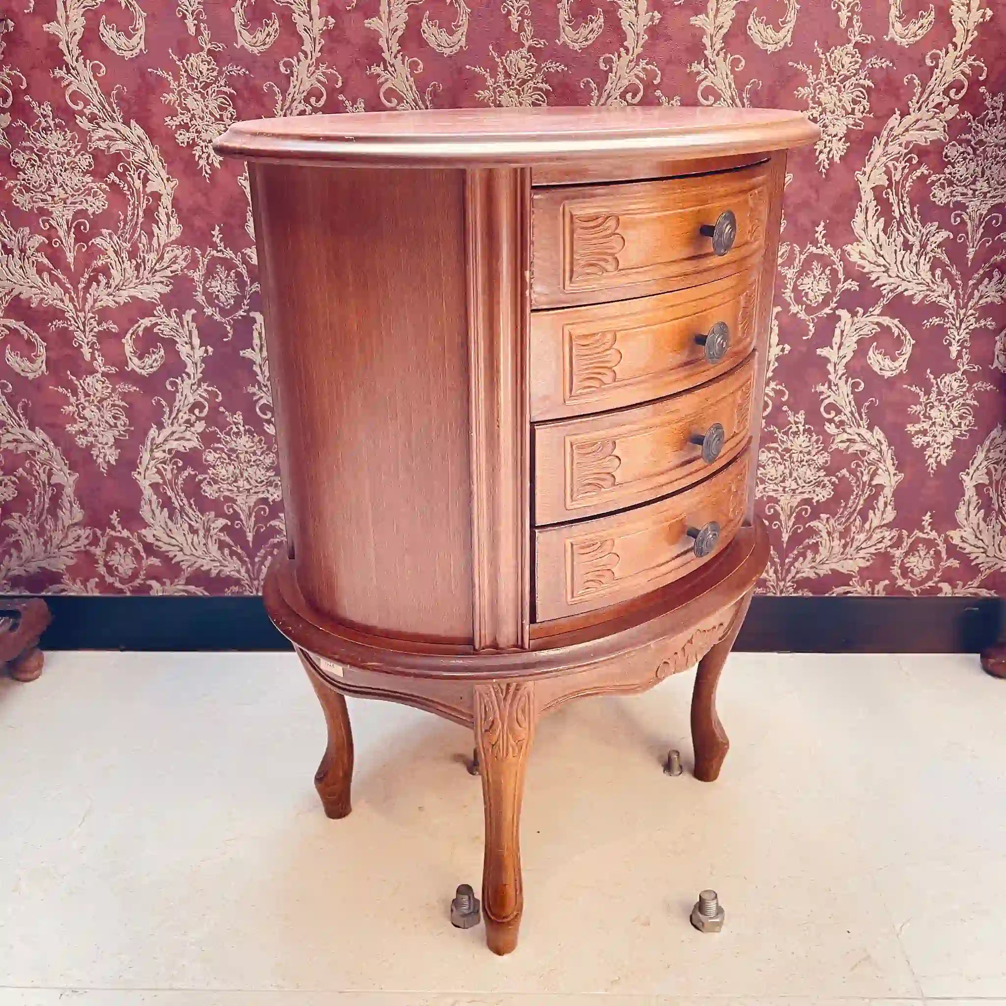 【リユース】 ミニチェスト 4段 / イタリア