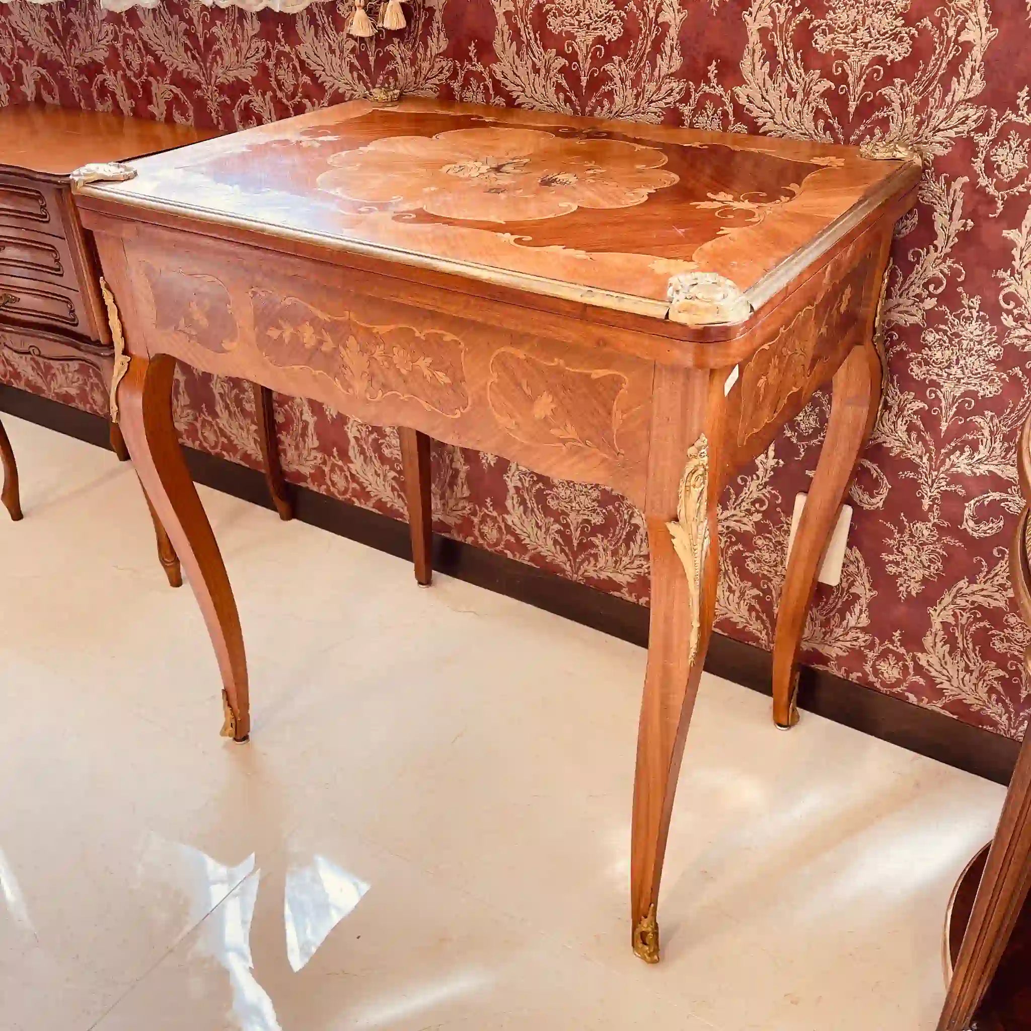 【アンティーク】 アンティークゲームテーブル