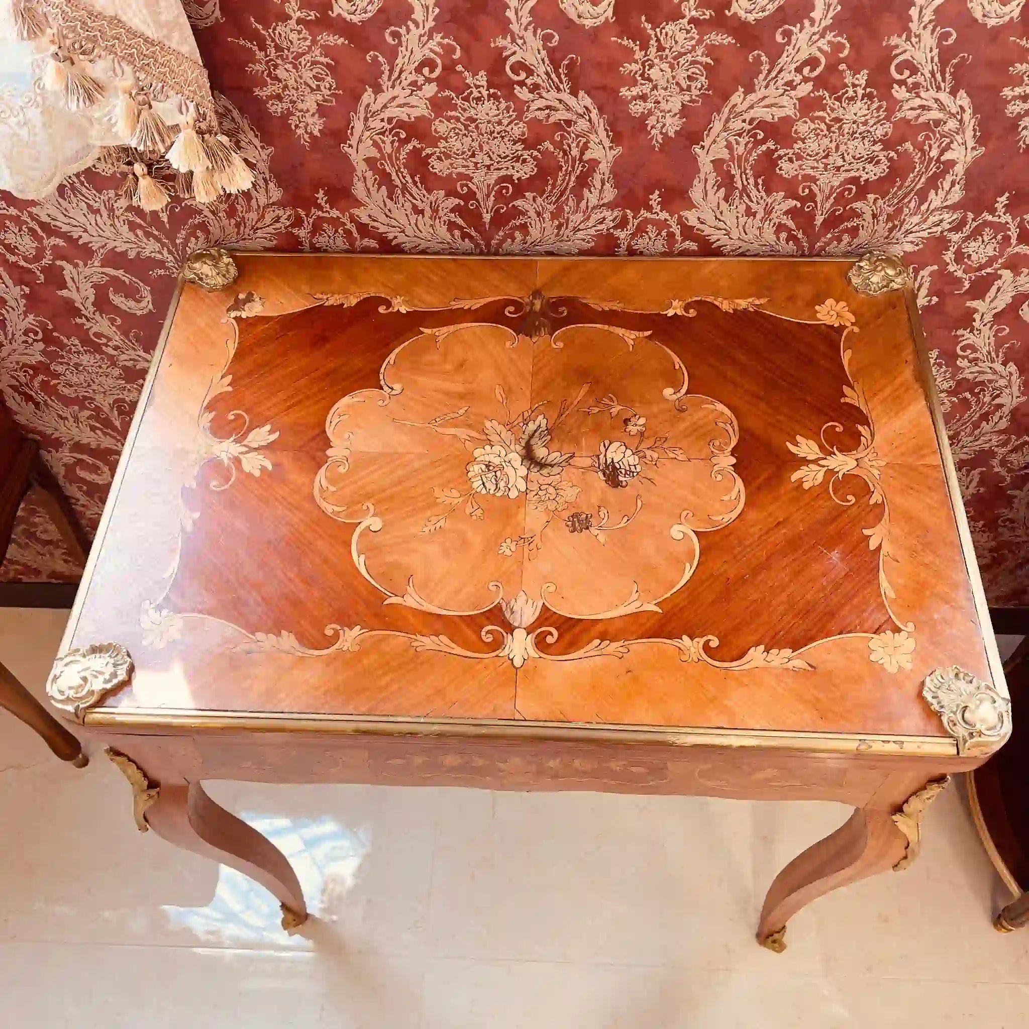 【アンティーク】 アンティークゲームテーブル