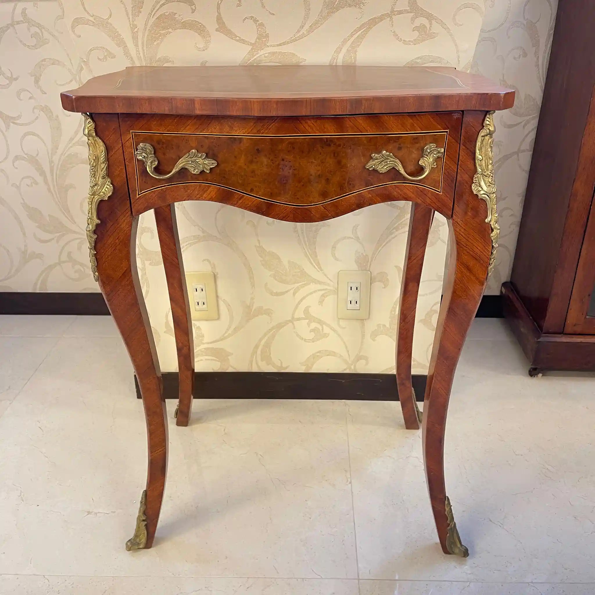 Antique Louis XV style cafe table / France /