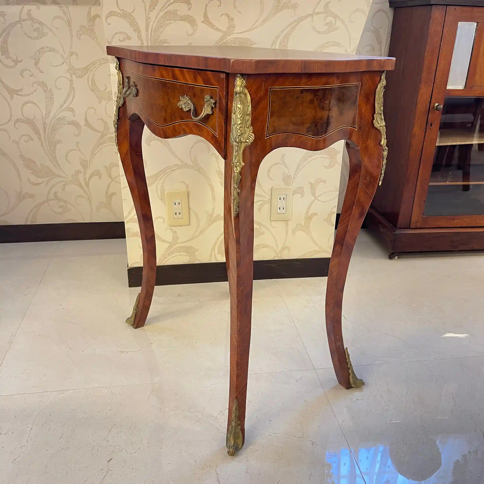 Antique Louis XV style cafe table / France /