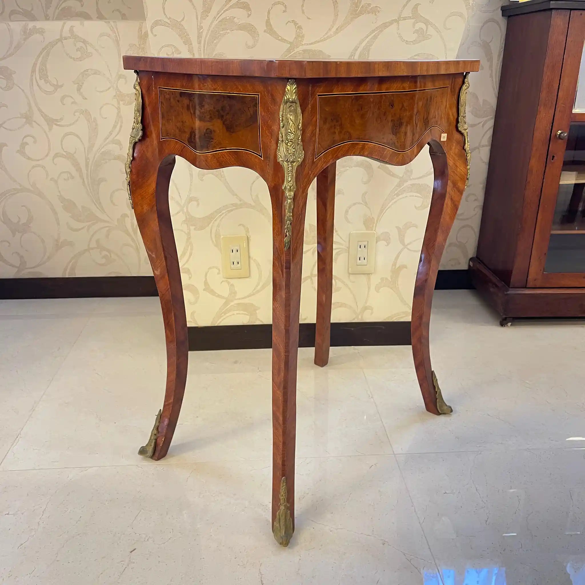 Antique Louis XV style cafe table / France /