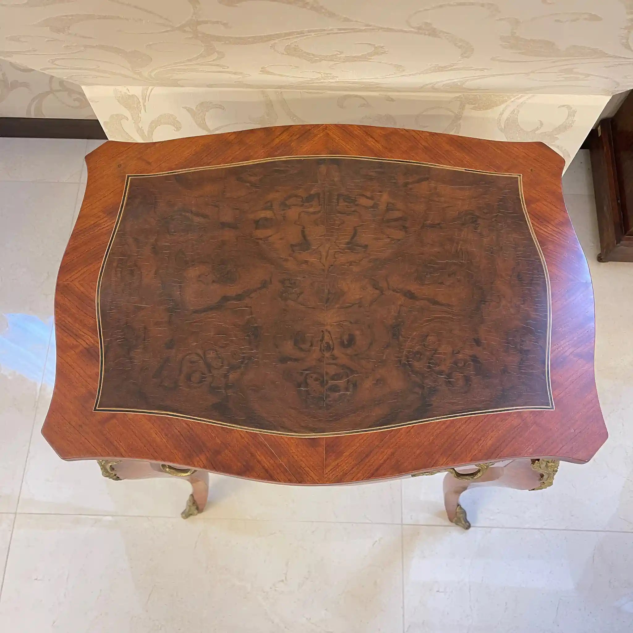 Antique Louis XV style cafe table / France /