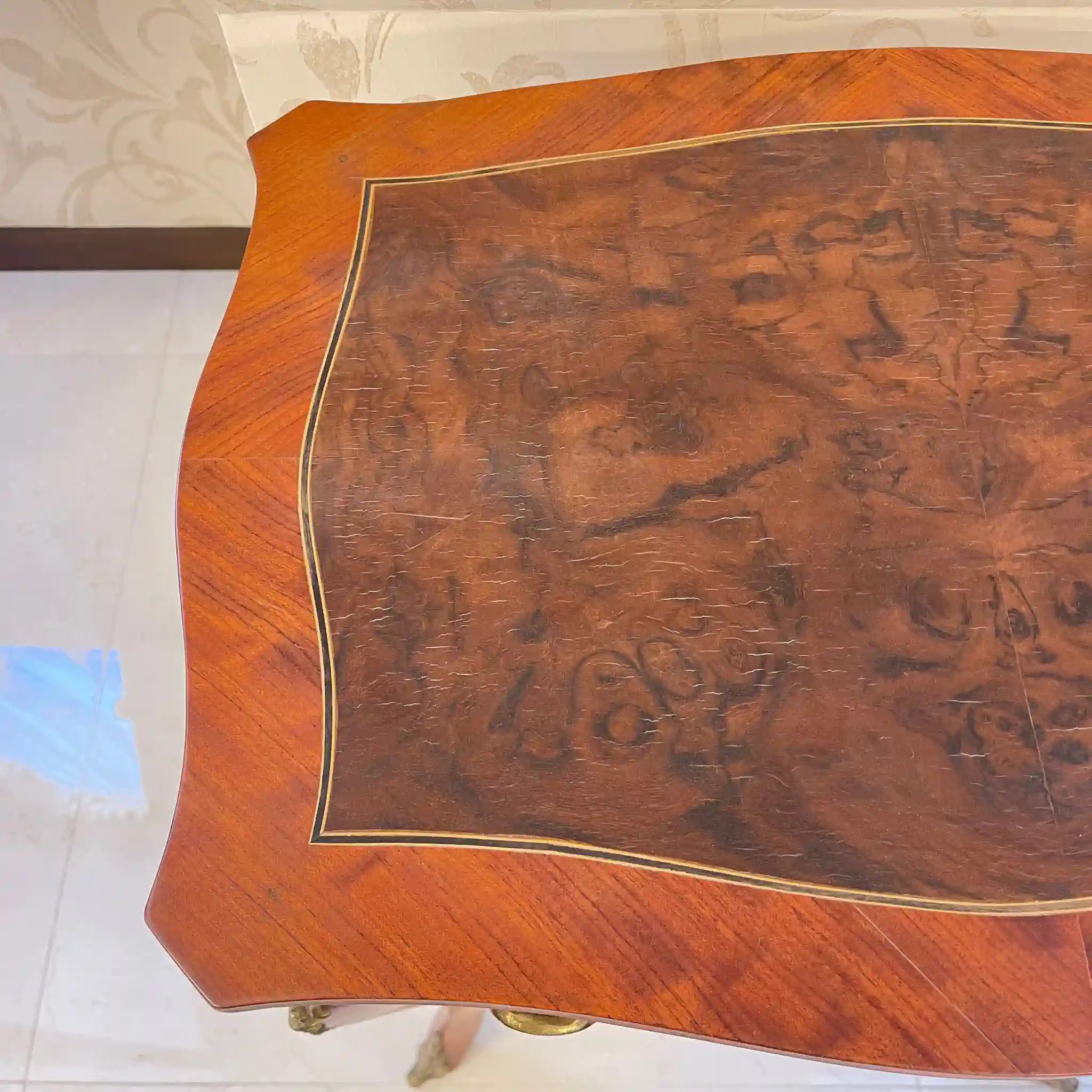 Antique Louis XV style cafe table / France /