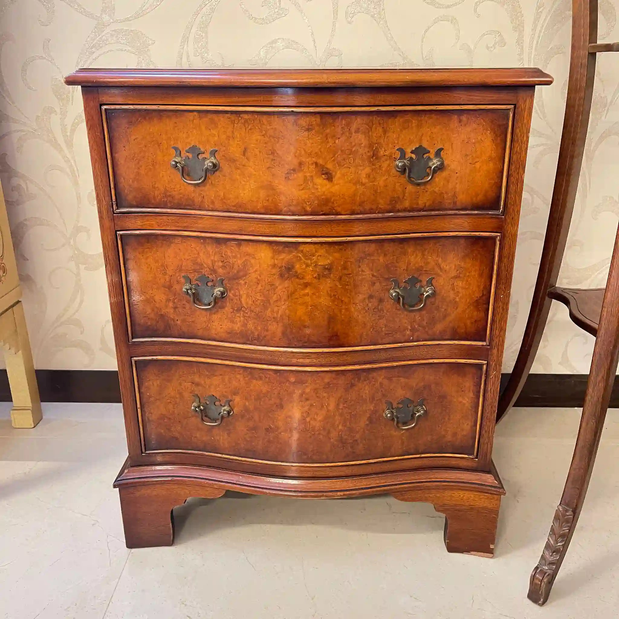 【リユース】 ミニチェスト / ウォールナット材 / イギリス