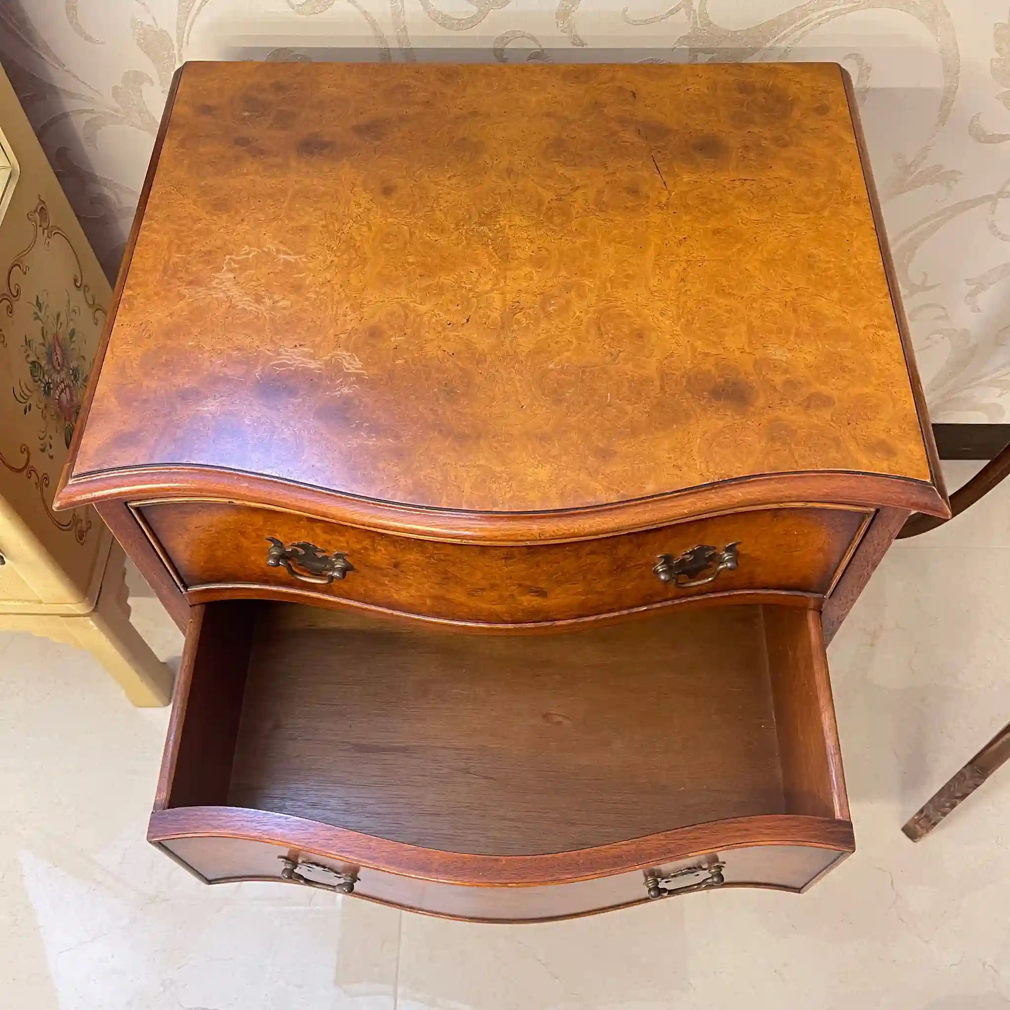 【リユース】 ミニチェスト / ウォールナット材 / イギリス