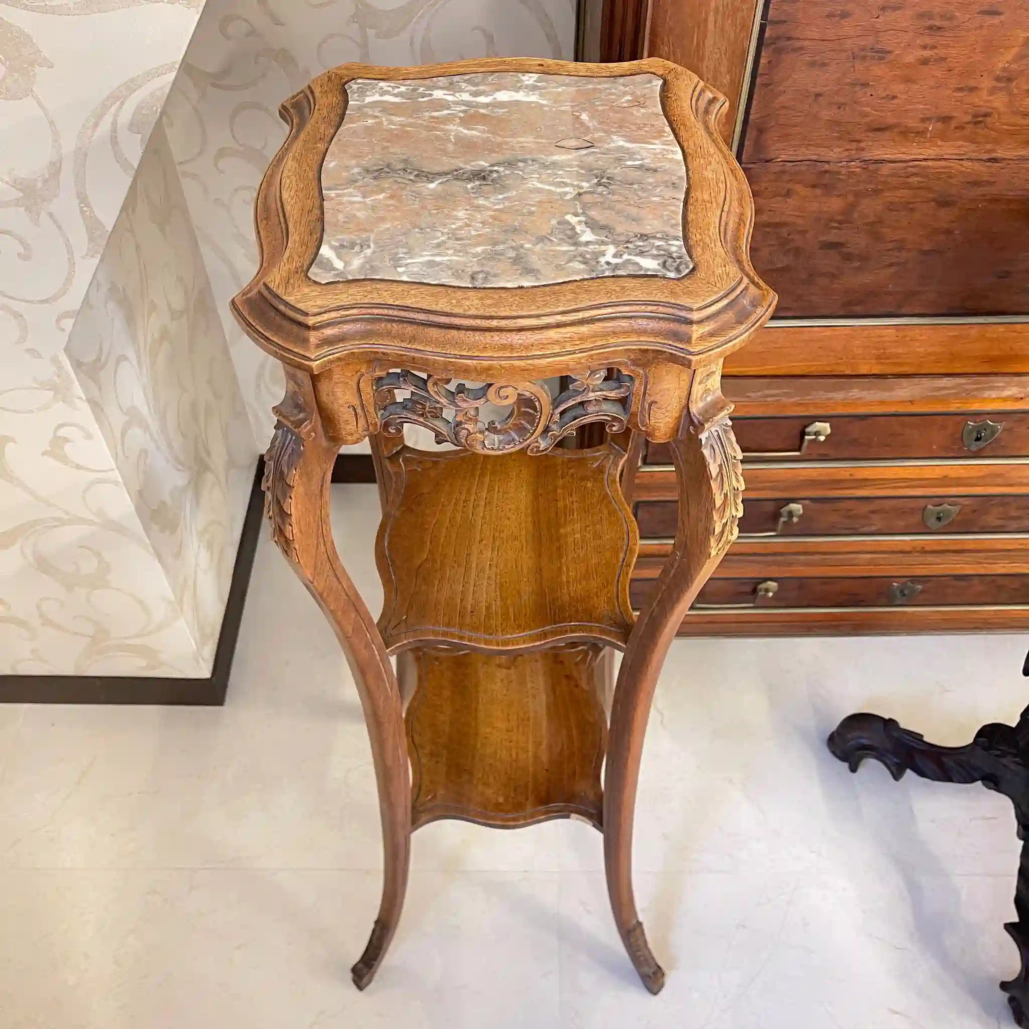 【リユース】 ミニチェスト / ウォールナット材 / イギリス