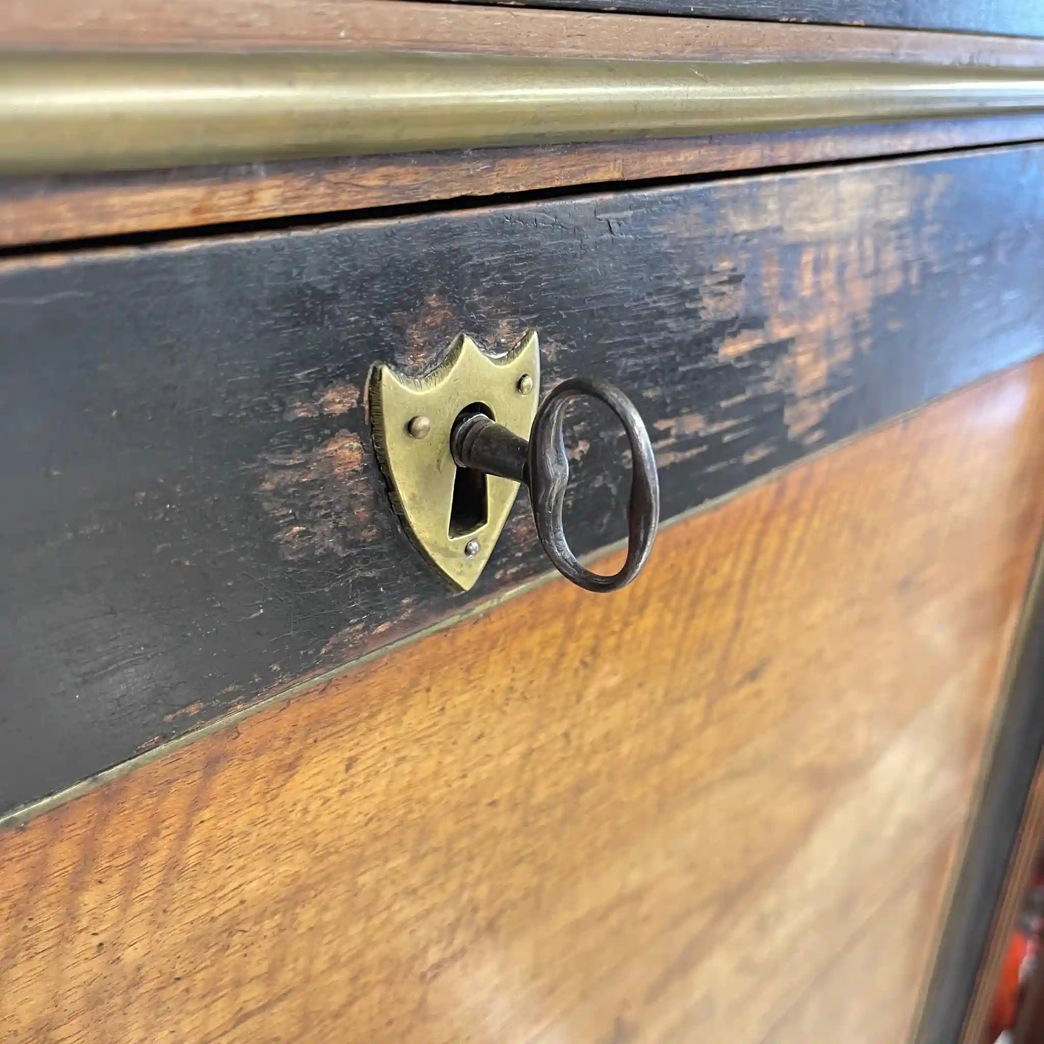 【アンティーク】 ライティングデスク(秘書台) / 1800年代後半 / ウォールナット材 / フランス