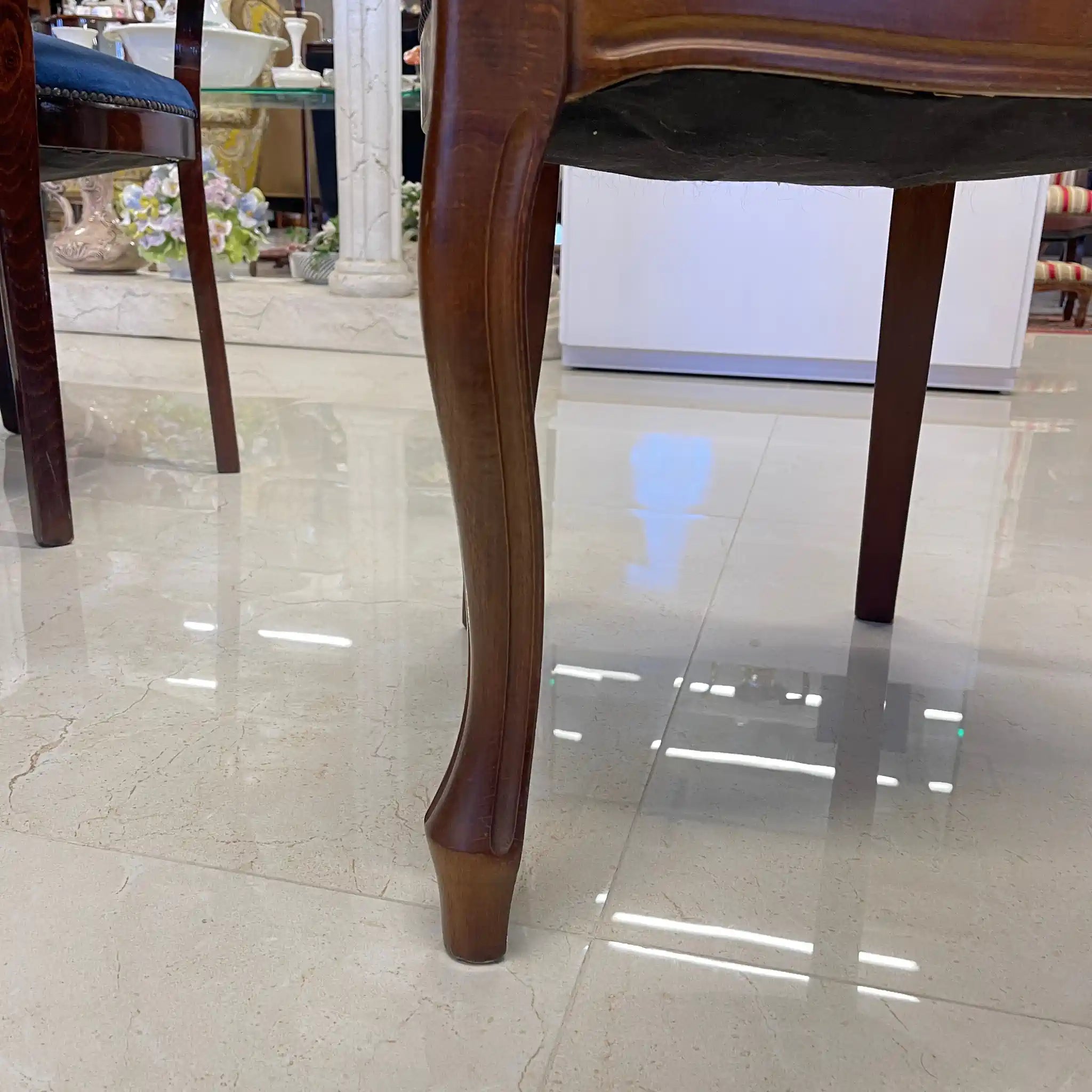 【アンティーク】 アンティーク ダイニングセット / イタリア / 象嵌(インレイ)