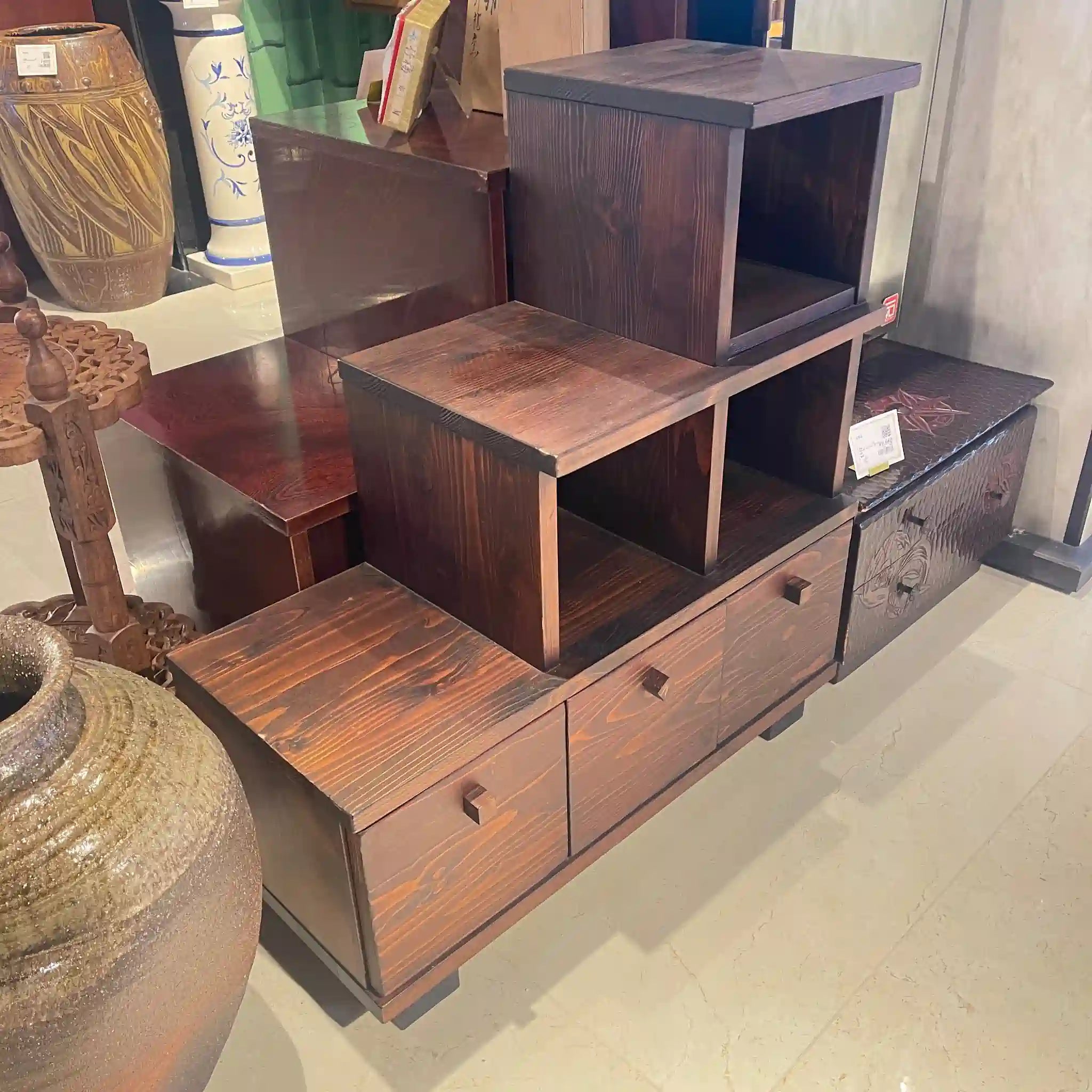 【リユース】 階段箪笥 4段