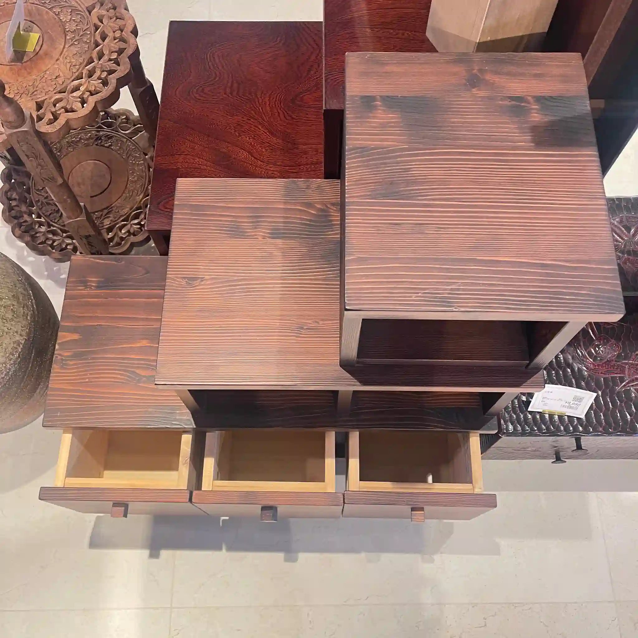 【リユース】 階段箪笥 4段