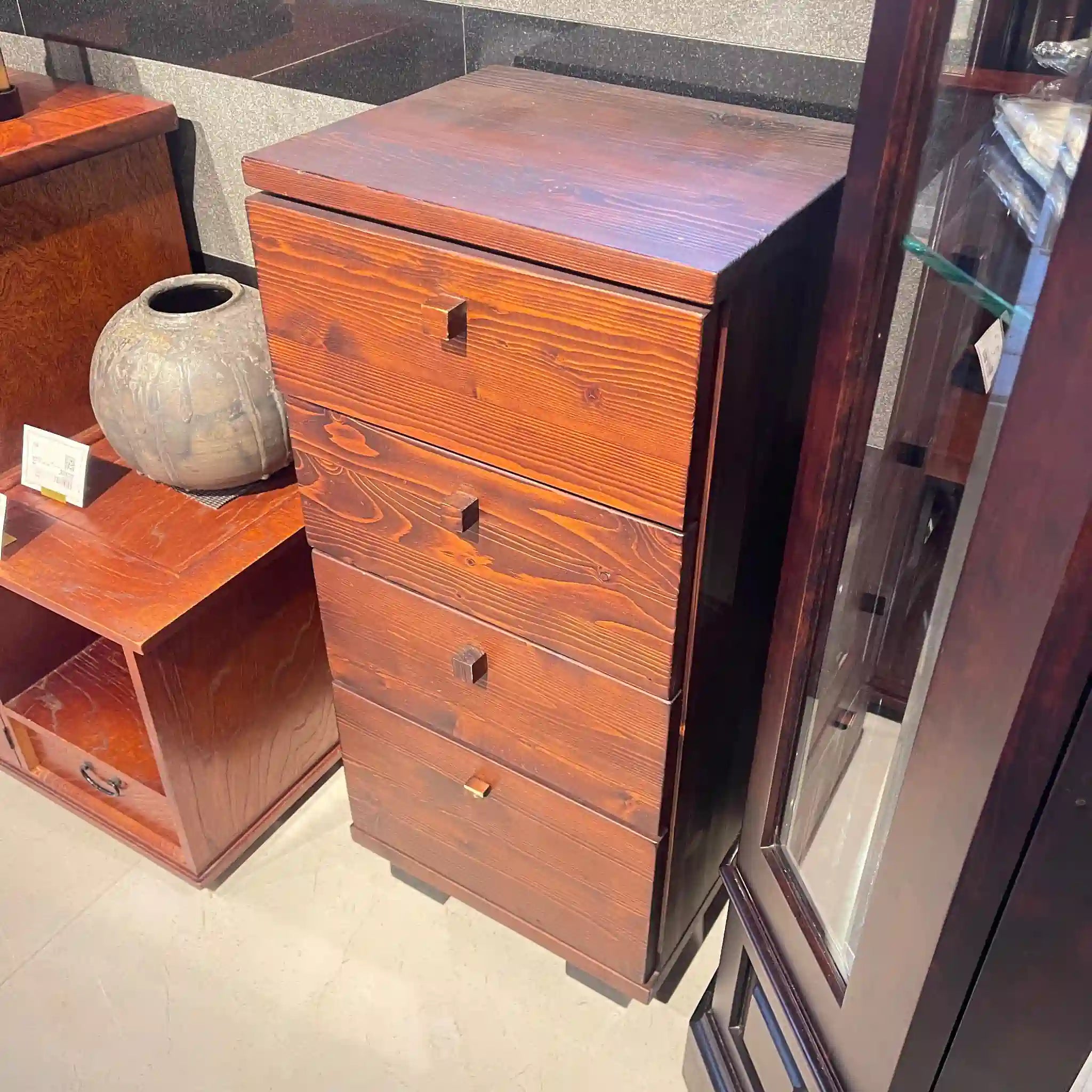 【リユース】 チェスト 4段 / カリモク家具