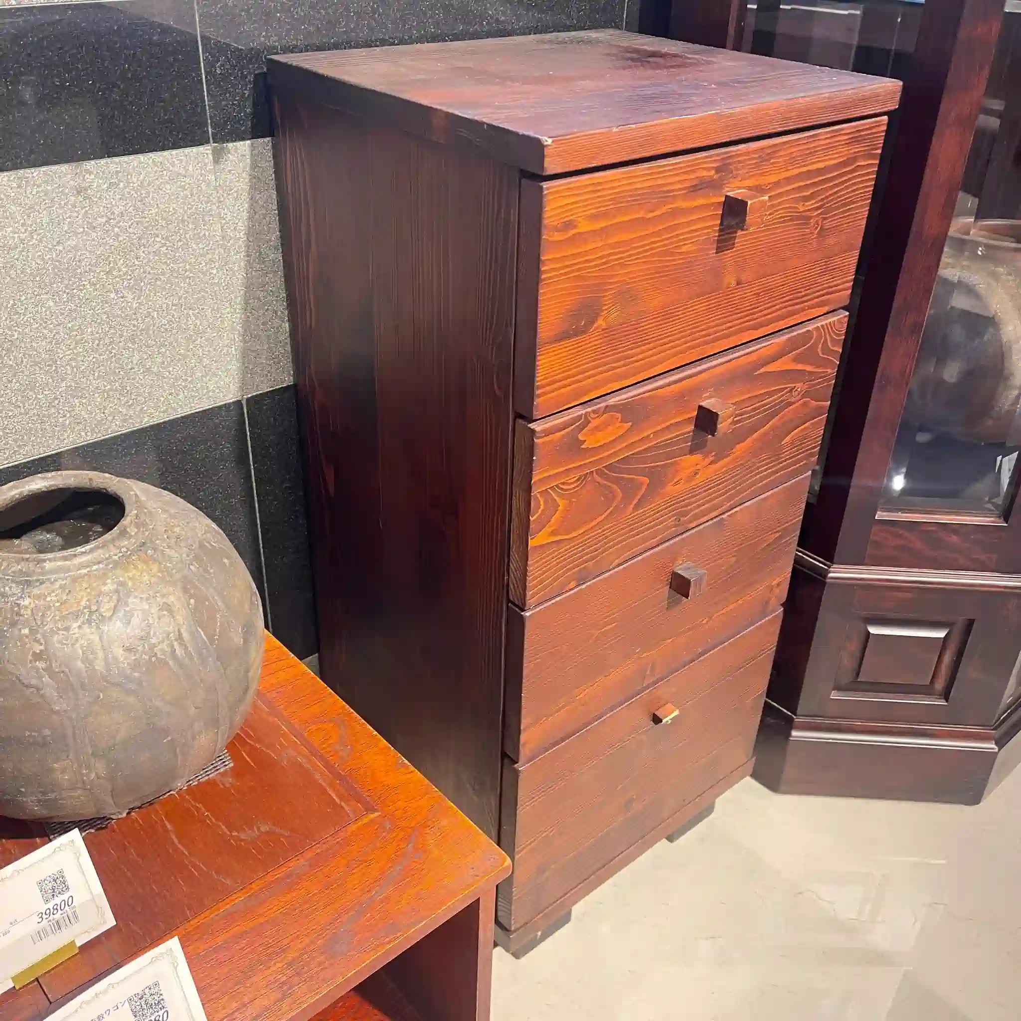 【リユース】 チェスト 4段 / カリモク家具