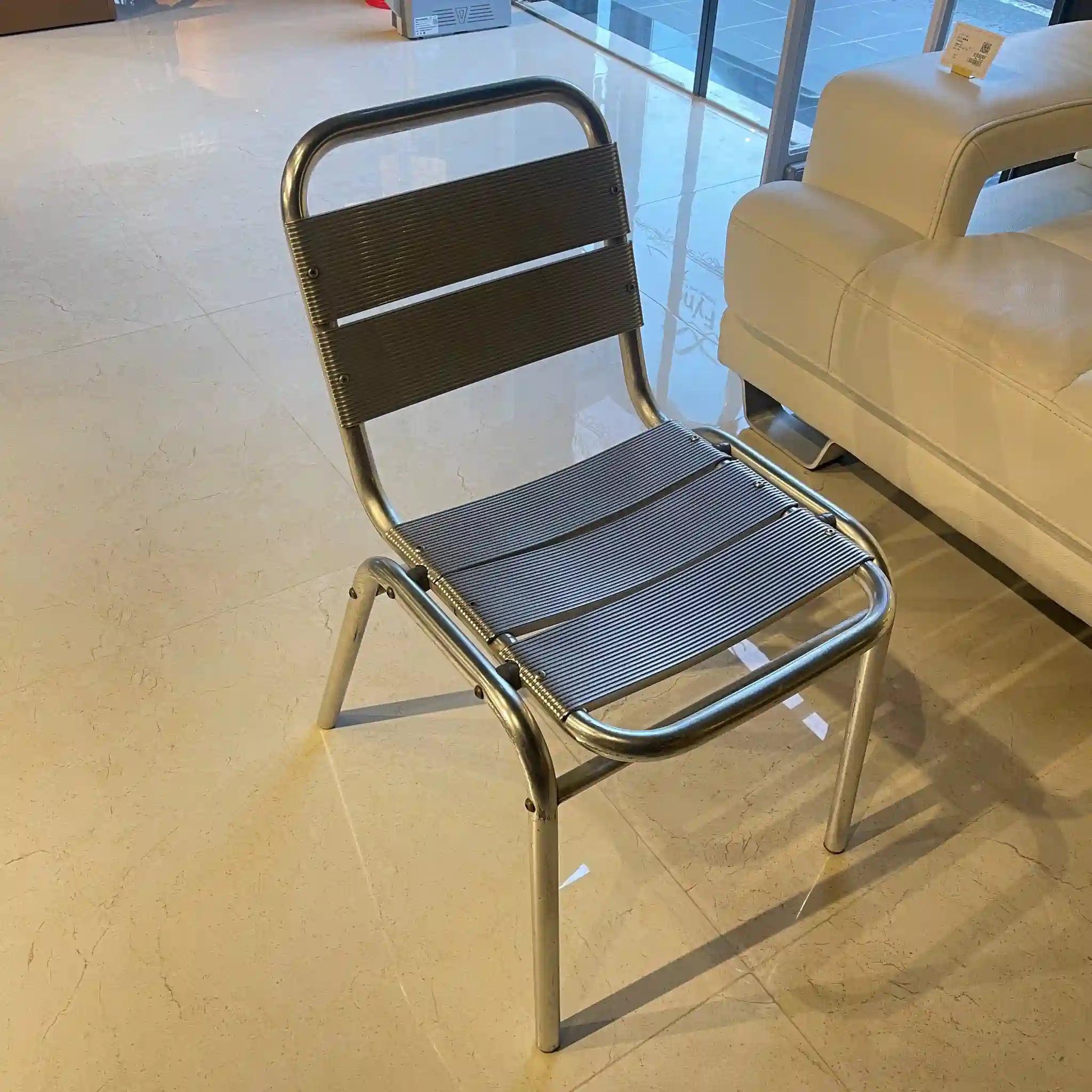 【リユース】 ガーデニングチェア / アルミ