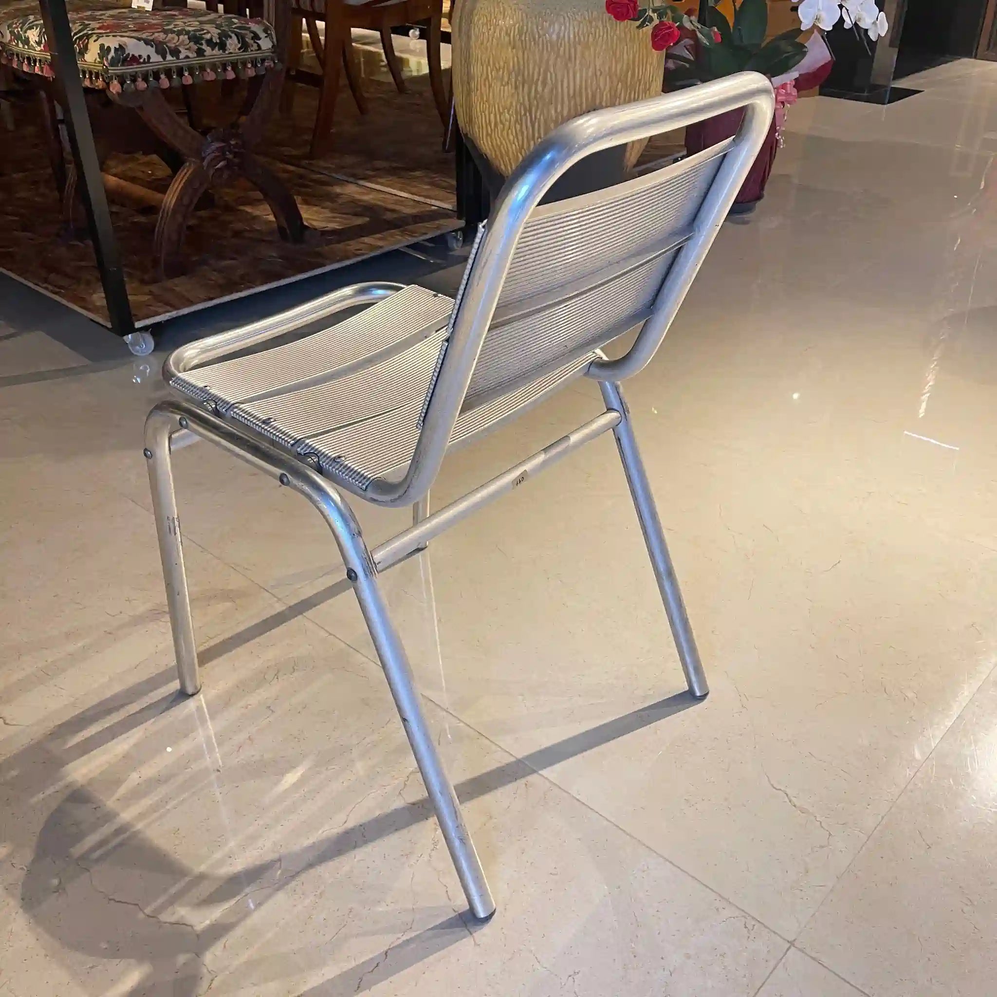 【リユース】 ガーデニングチェア / アルミ