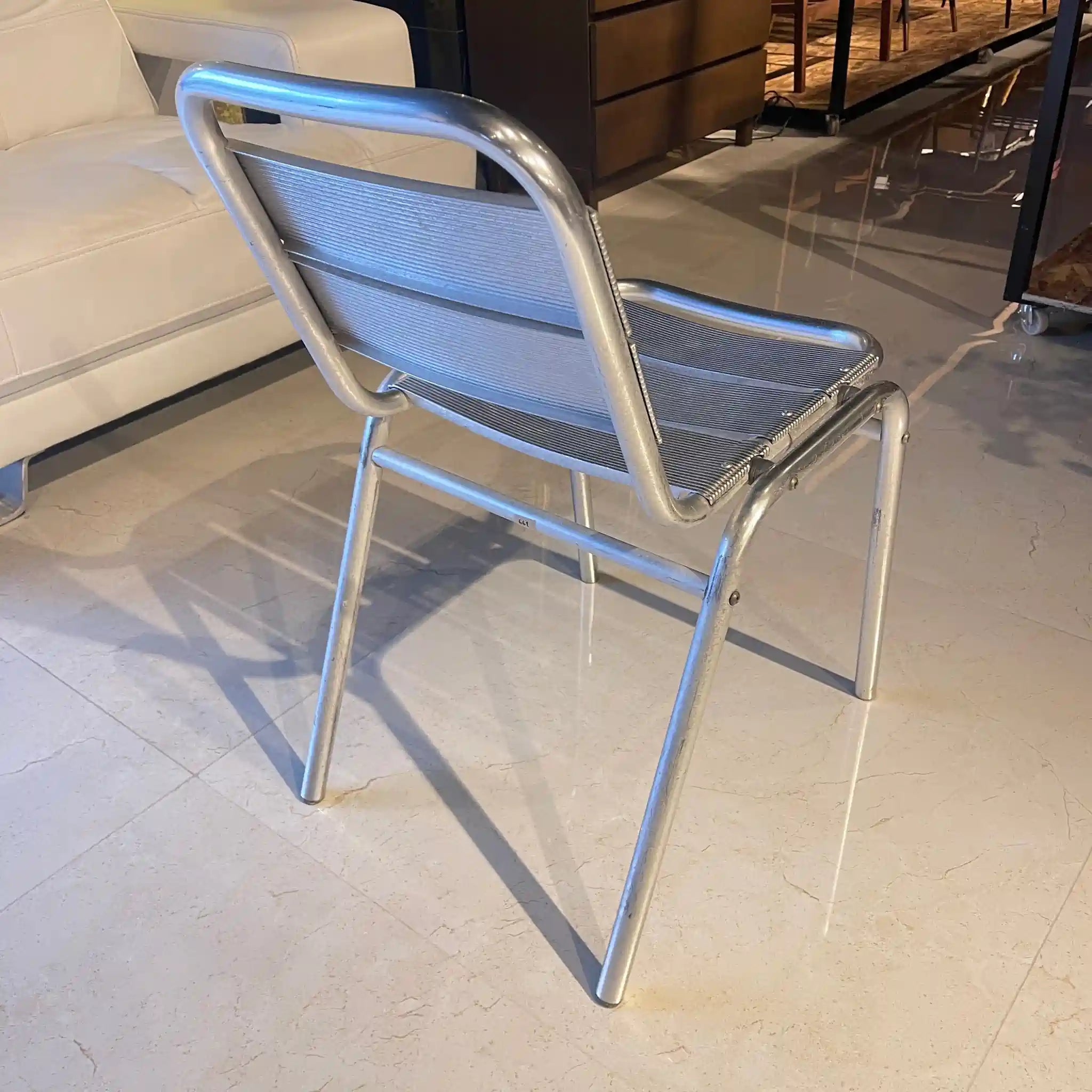 【リユース】 ガーデニングチェア / アルミ