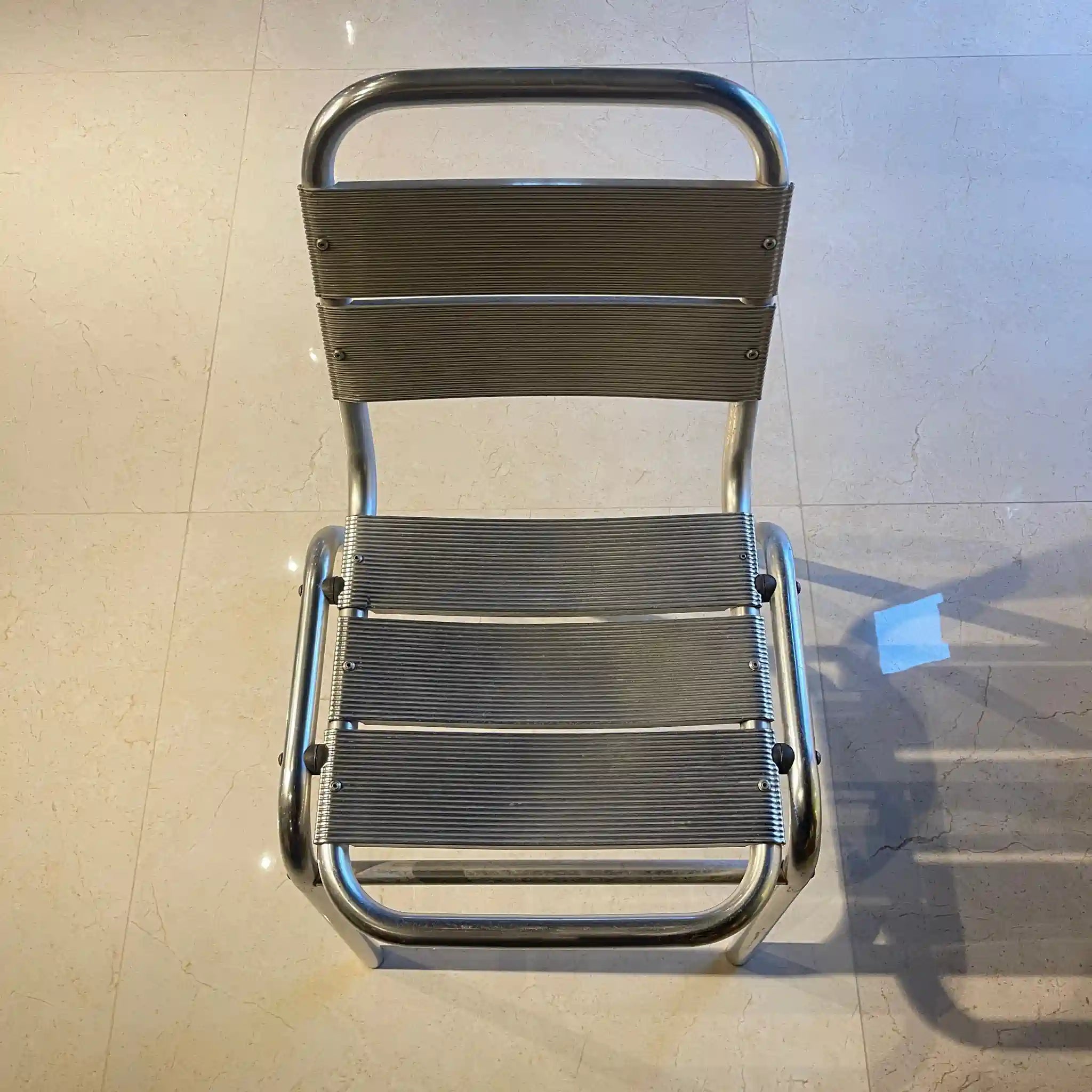 【リユース】 ガーデニングチェア / アルミ