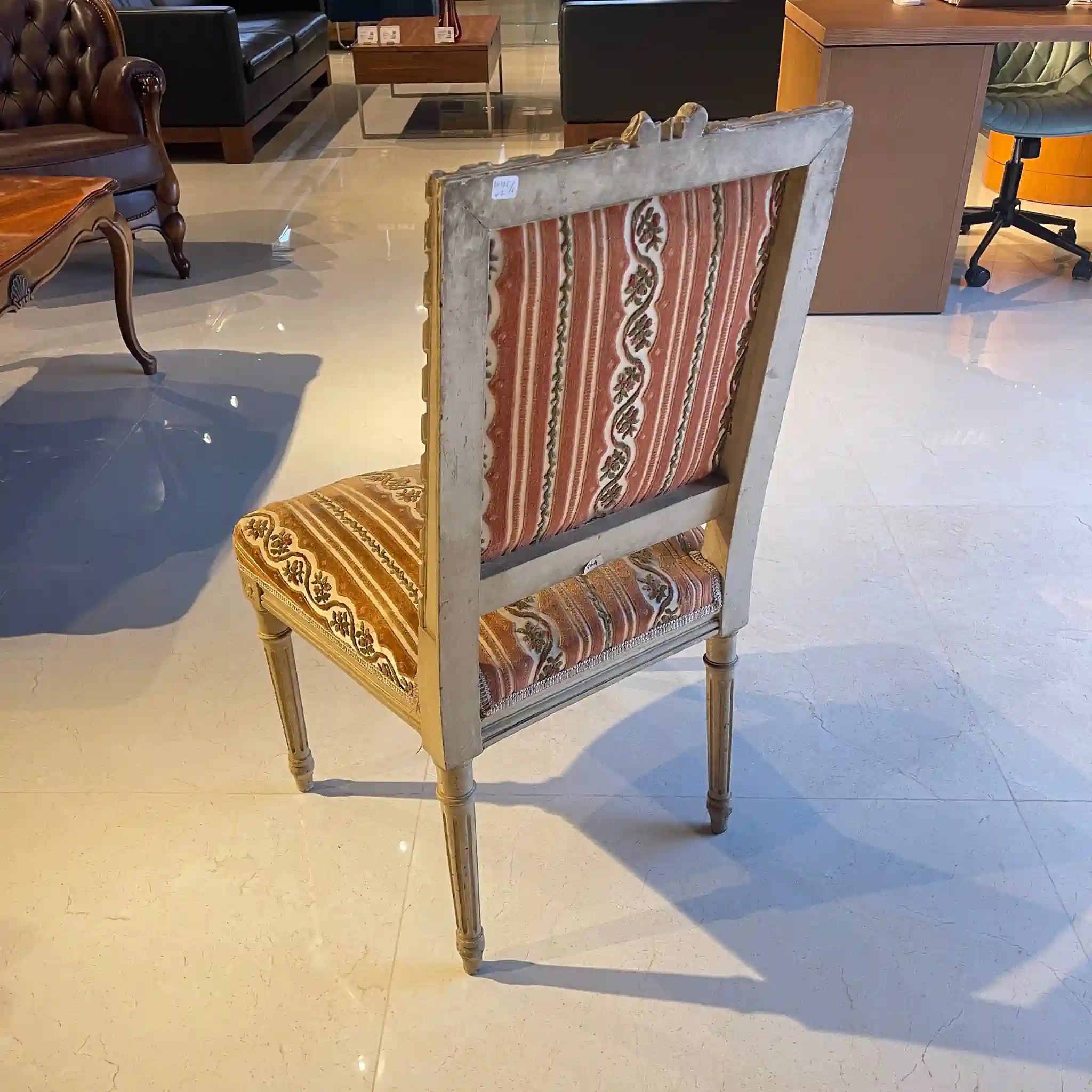 Antique French dining chair, Louis XVI style, imported directly from France