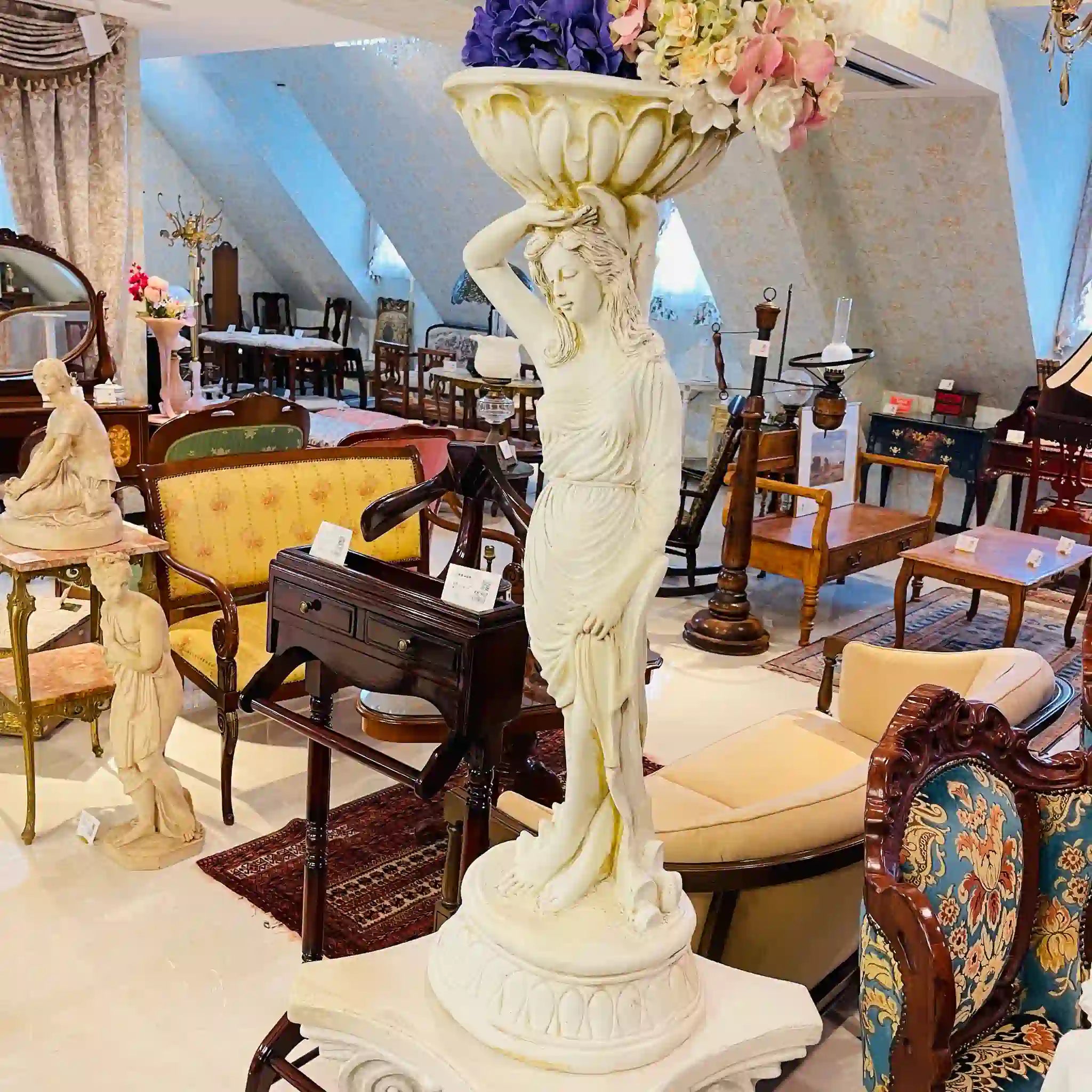 【アート/装飾品】 石膏像 裸婦像