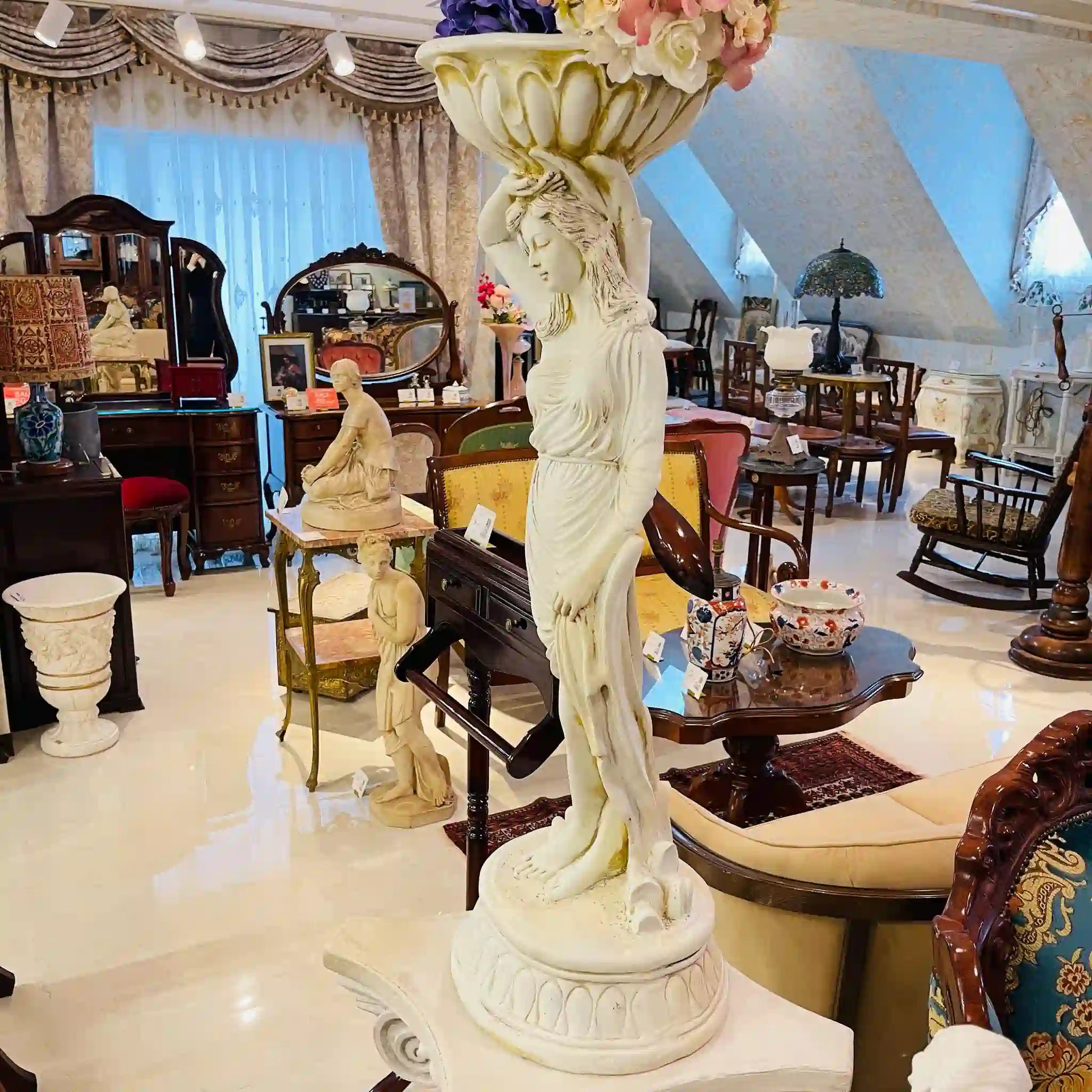 【アート/装飾品】 石膏像 裸婦像