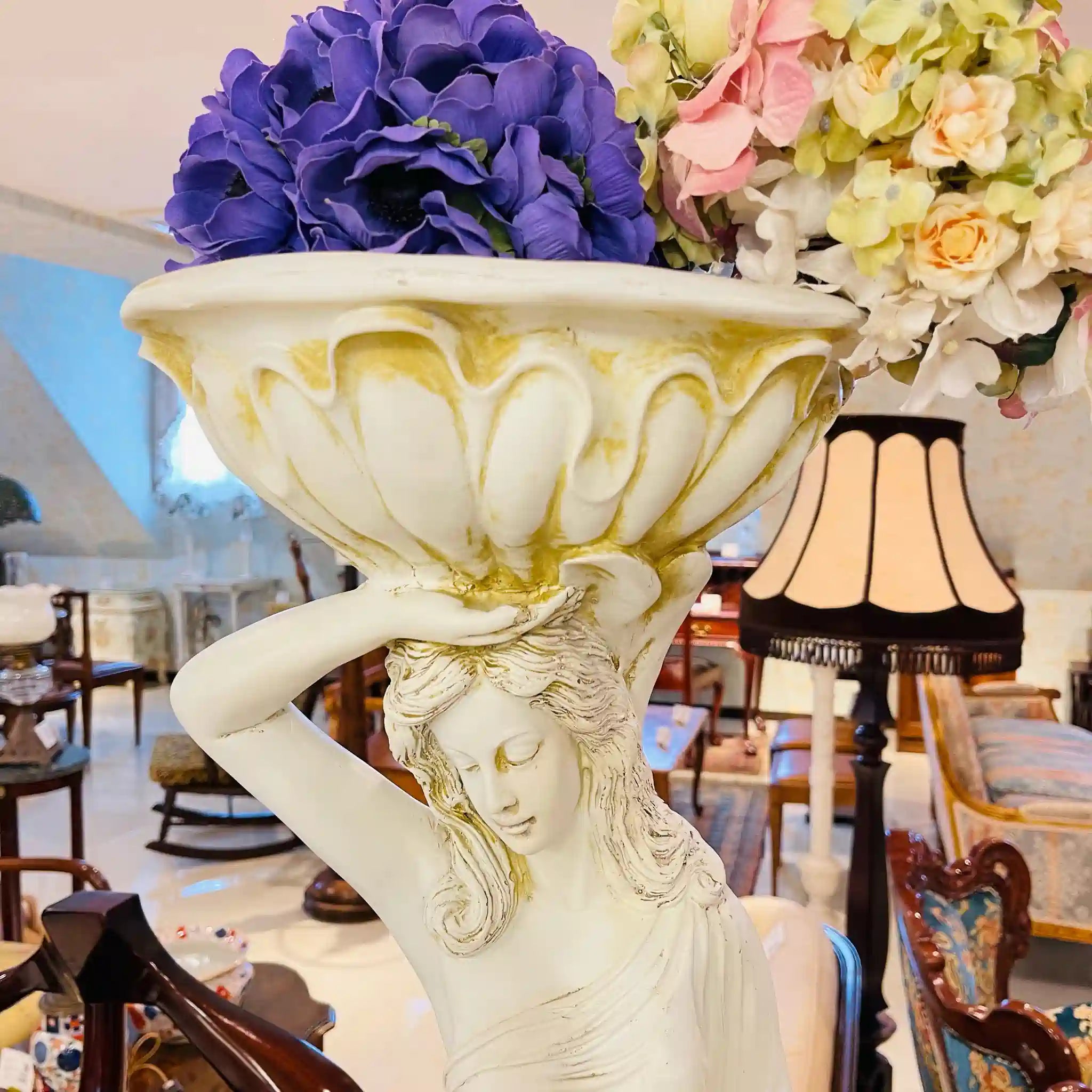 【アート/装飾品】 石膏像 裸婦像