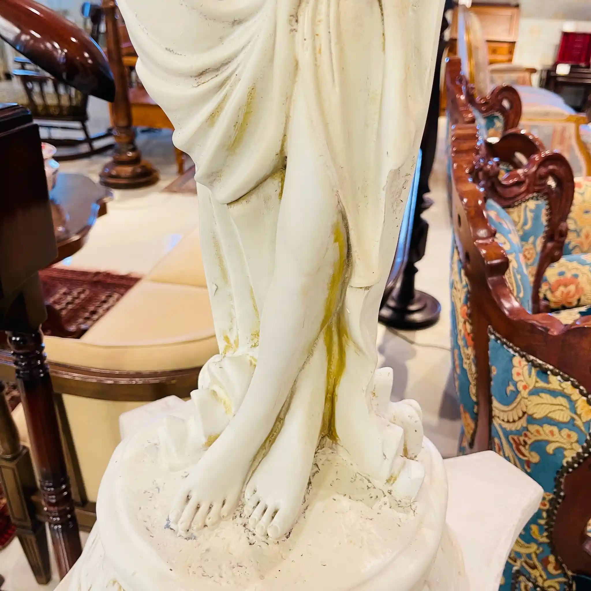 【アート/装飾品】 石膏像 裸婦像