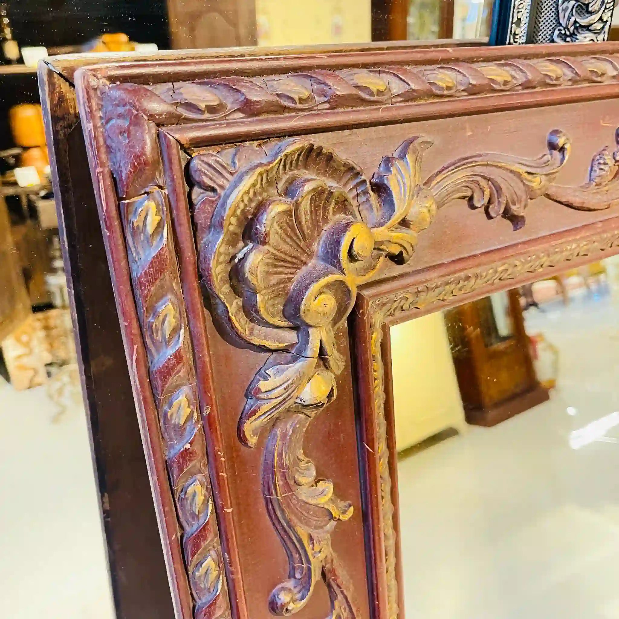 【リユース】 ヨーロピアンウォールミラー