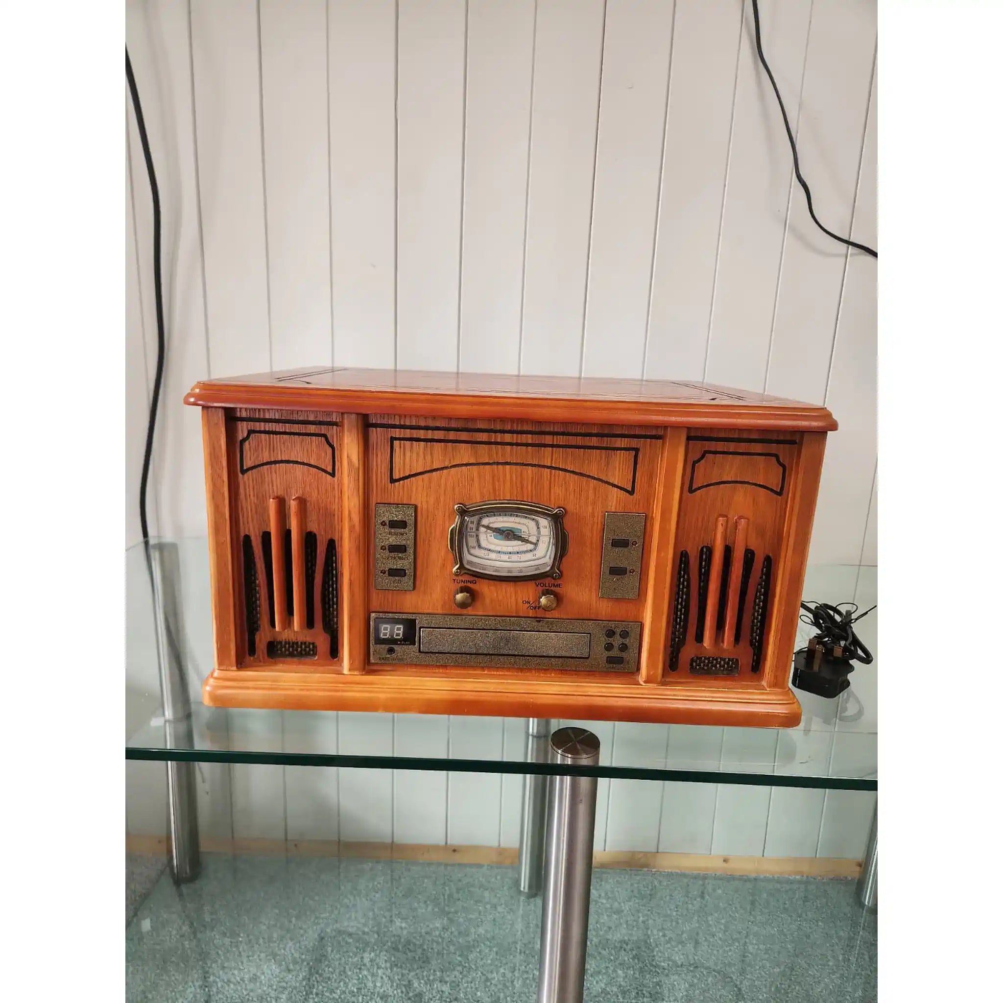 【】 レコードプレーヤー、CDプレーヤーとラジオ