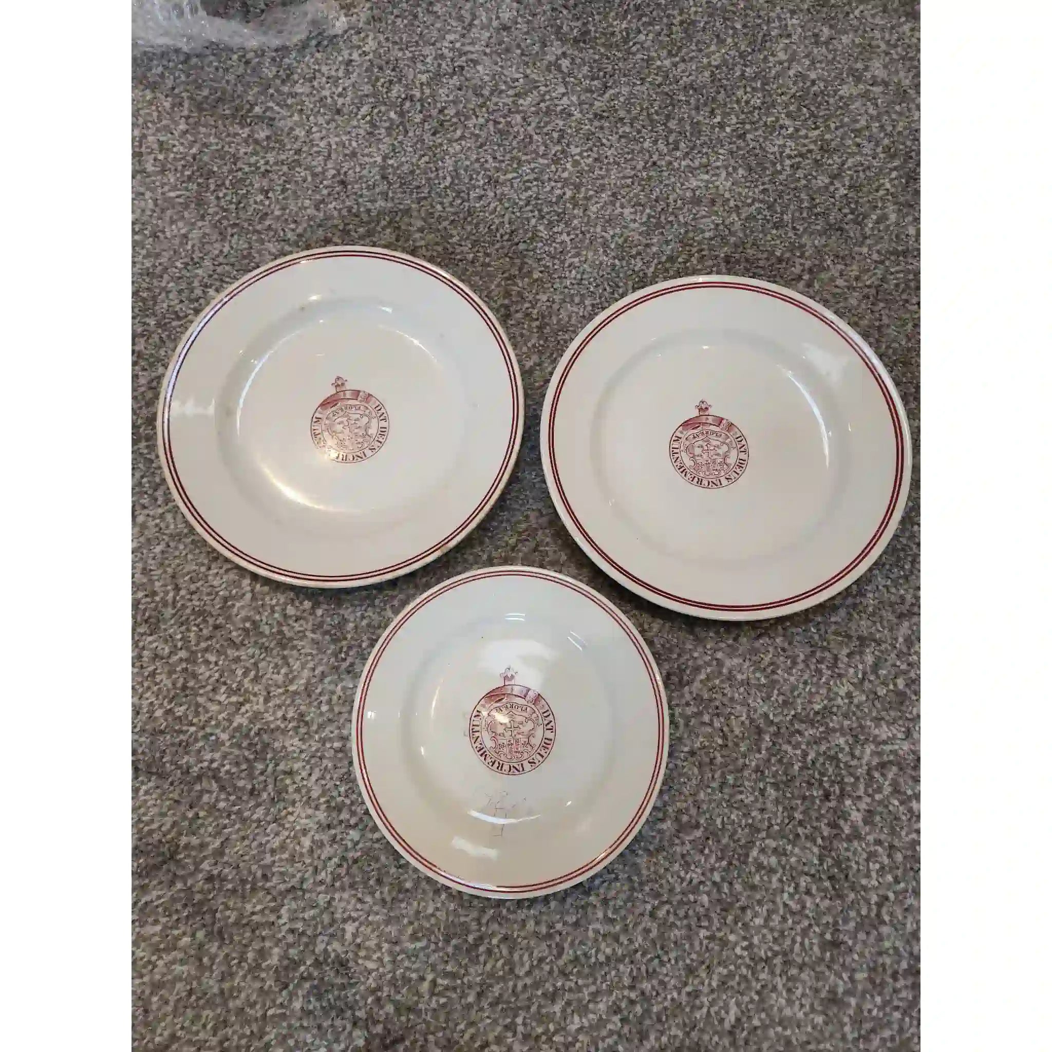 【ビンテージ】 プレート(皿) / 20世紀初頭〜中期頃 / イギリス / カレッジウエア