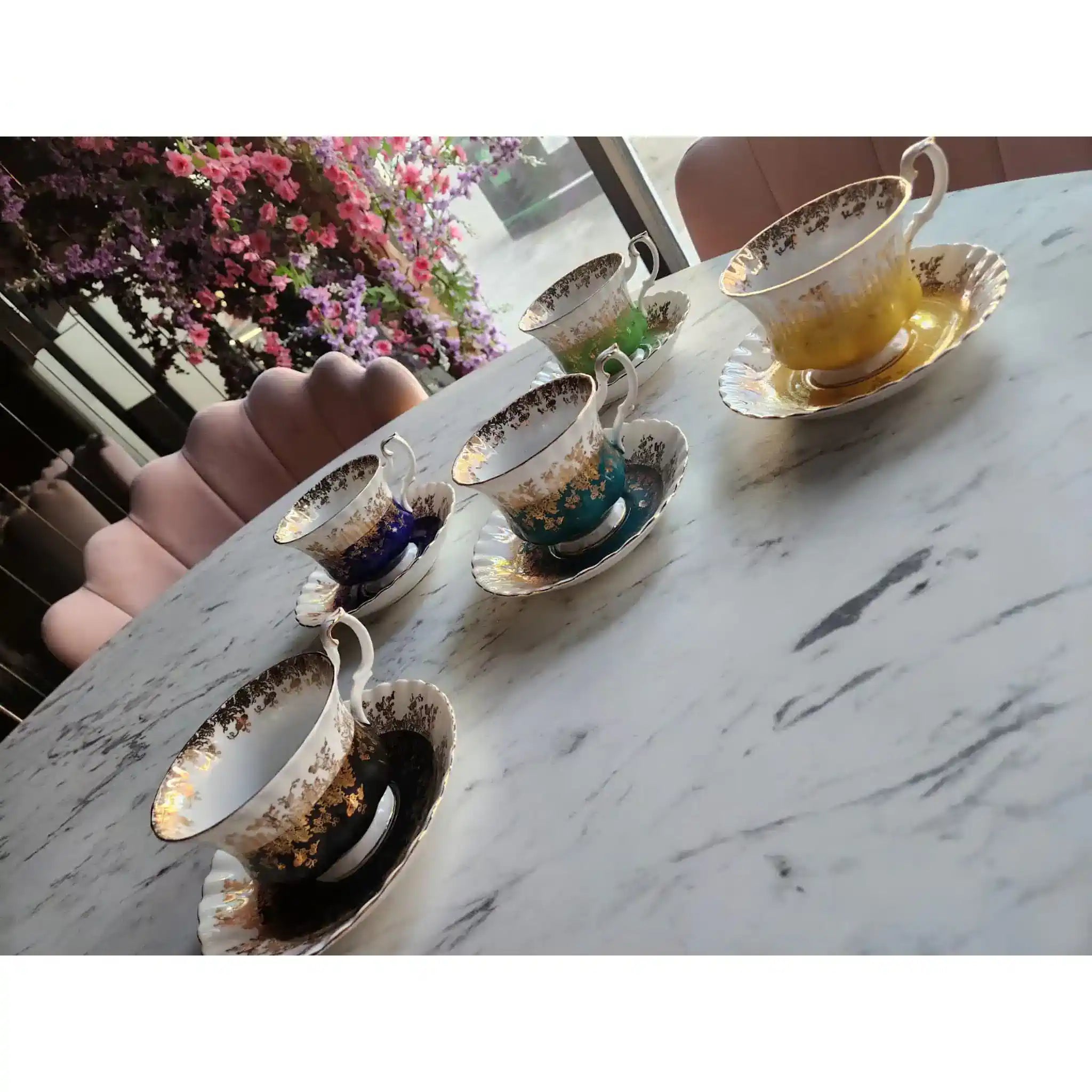 Vintage Royal Albert Regal Series Teacup and Saucer Set, Montrose Shape, circa 1970s, Bone China, British