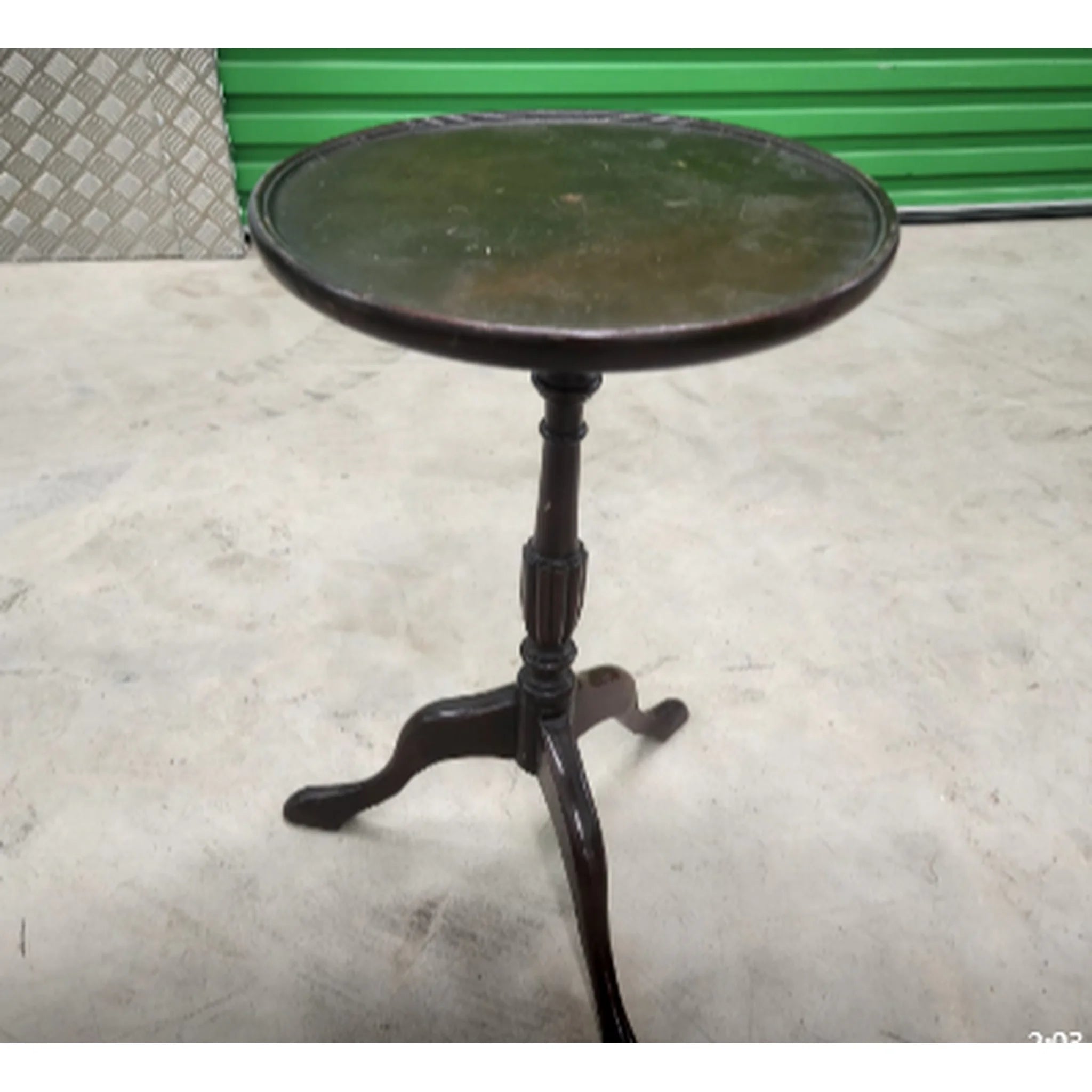 【アンティーク】 トライポッドテーブル(三脚テーブル) / 18世紀後半から19世紀頃 / イギリス / 挽き物細工