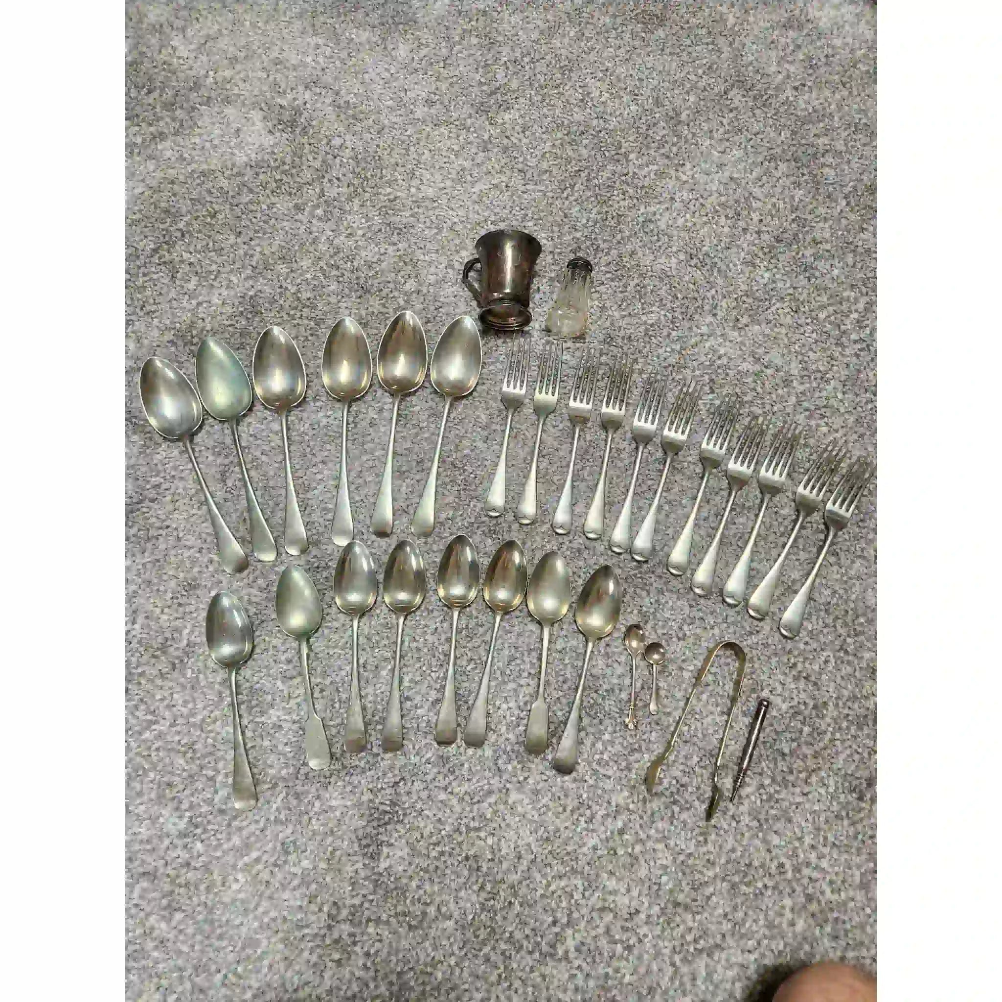 【ビンテージ】 カトラリーセット / Daniel & Arter (ダニエル&アーター) / 19世紀後半から20世紀初頭 / イギリス