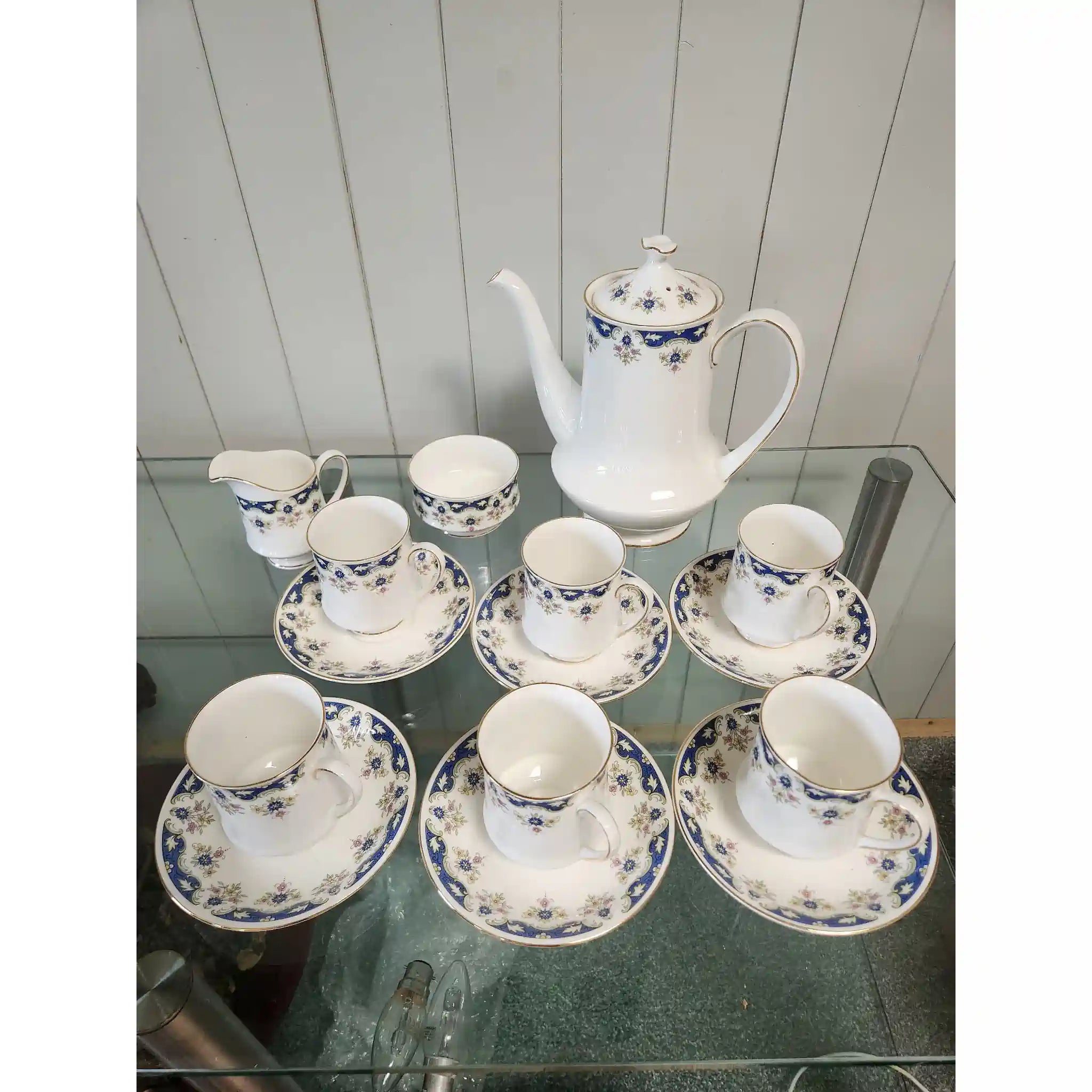 【ビンテージ】 ビンテージ ティーセット / Paragon(パラゴン) / Coniston(コニストン) / 1957 - 1963 / Fine bone china / イギリス / コリンス・シェイプ