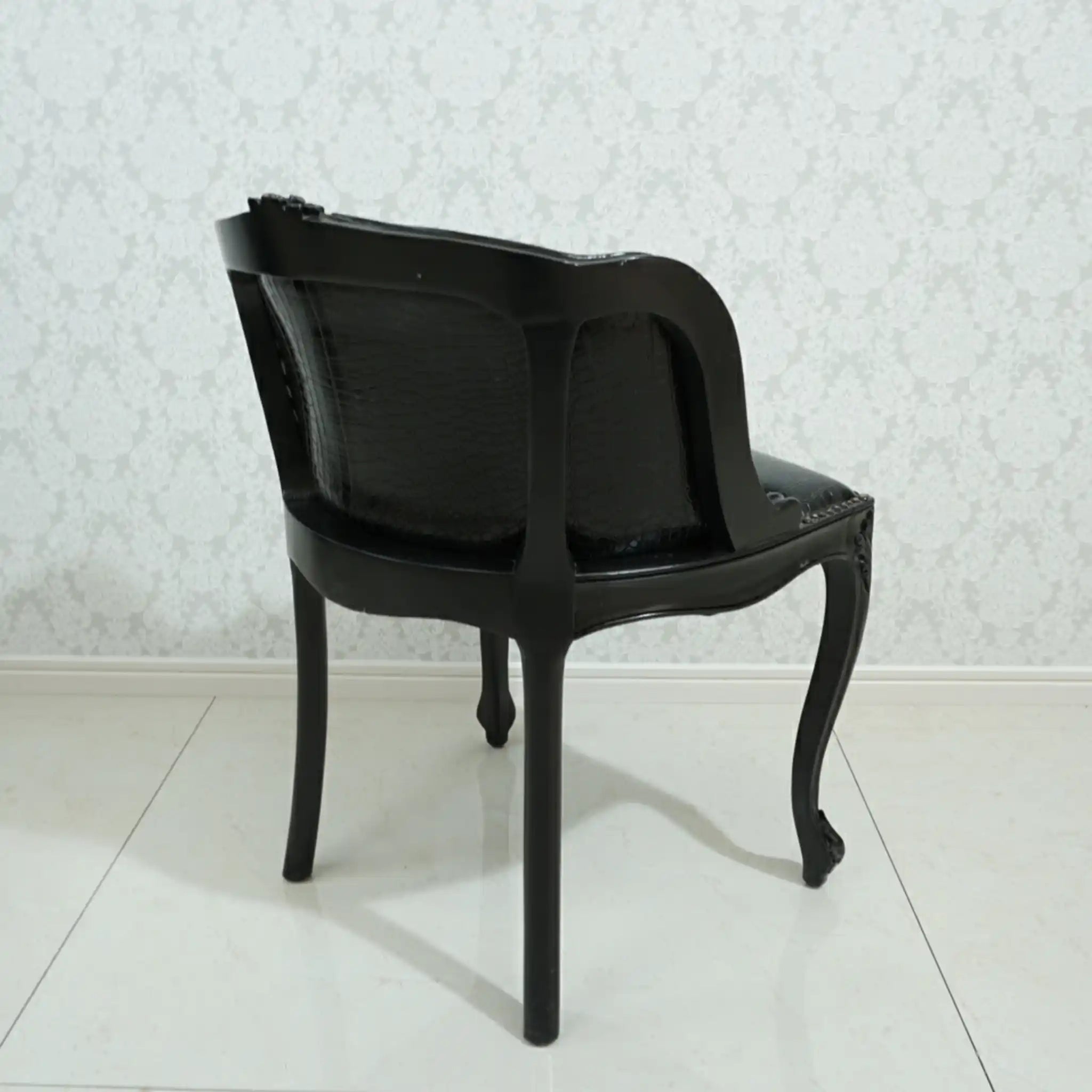 【アンティーク】 バニティチェア(スツール) /
/ 本革 / フランス