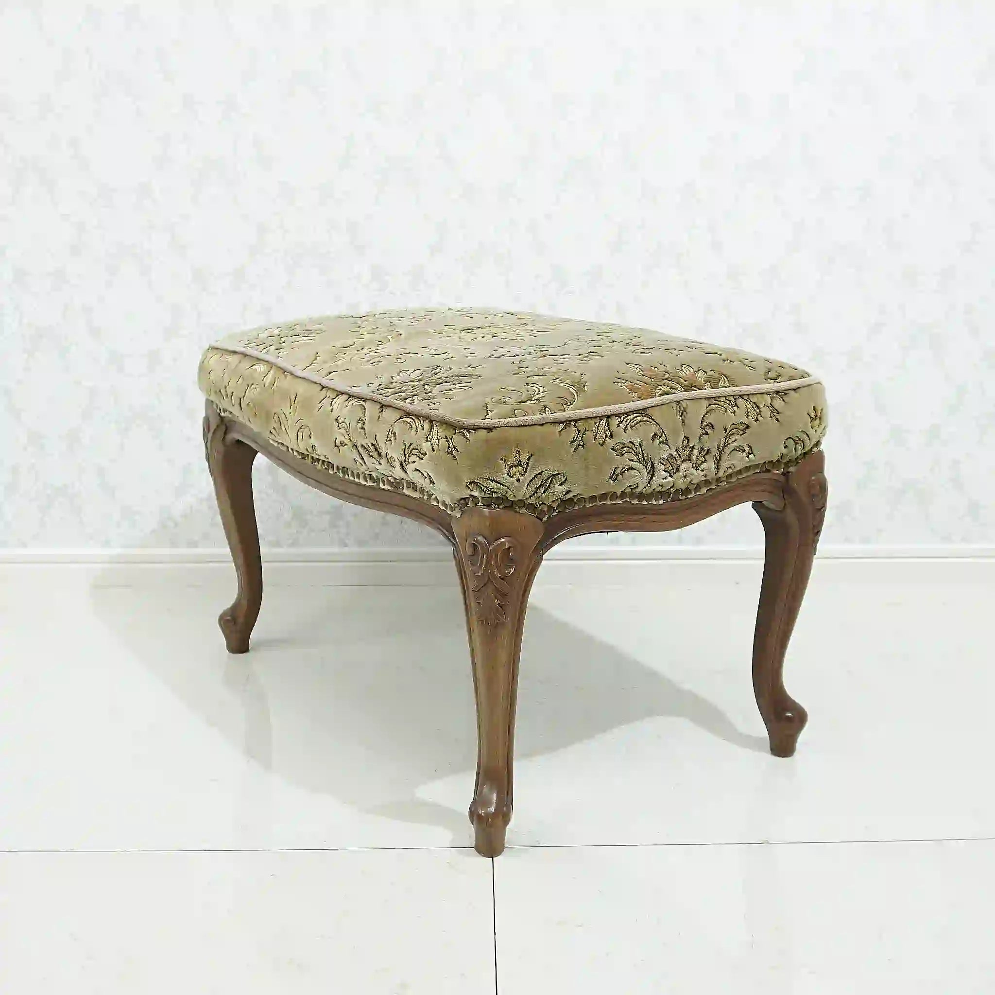 【アンティーク】 オットマン / マルニ木工(Marni) / マキシマムシリーズ / 金華山織り フットスツール