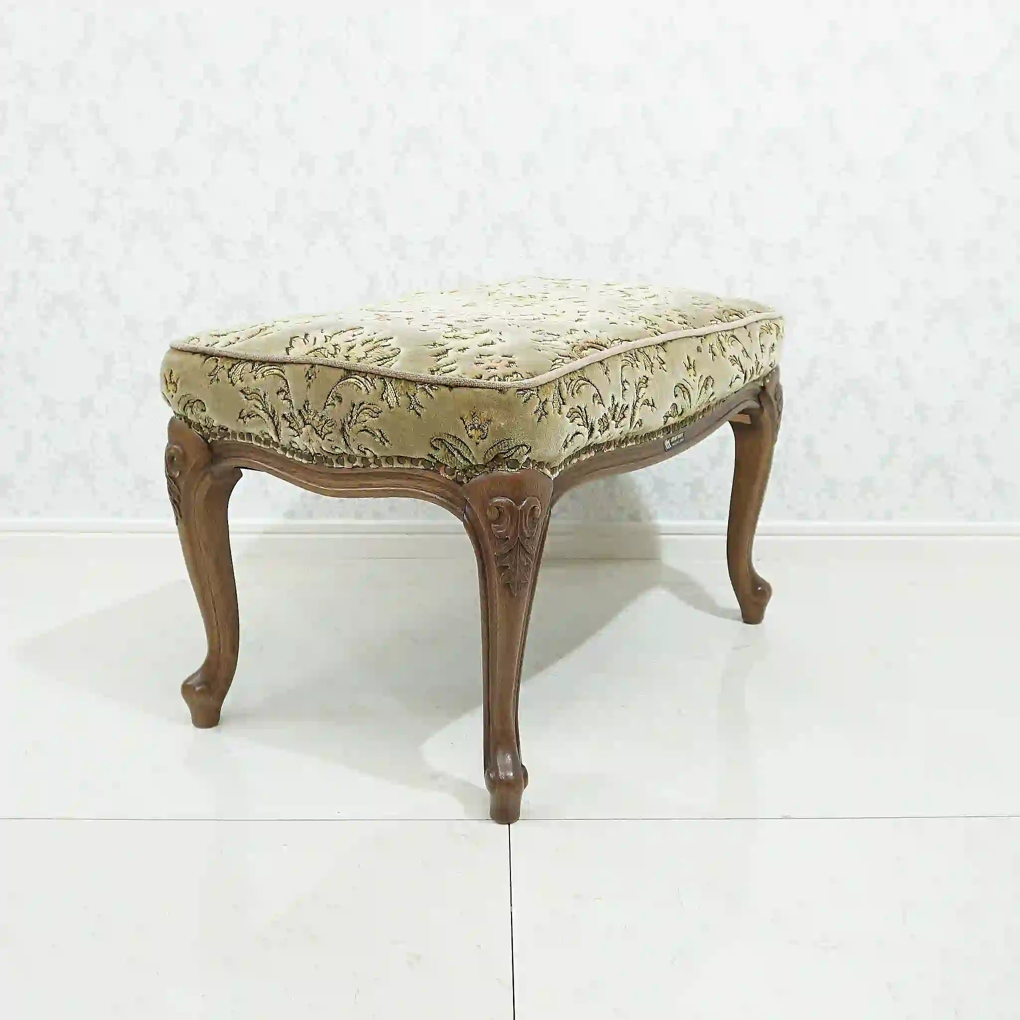 【アンティーク】 オットマン / マルニ木工(Marni) / マキシマムシリーズ / 金華山織り フットスツール