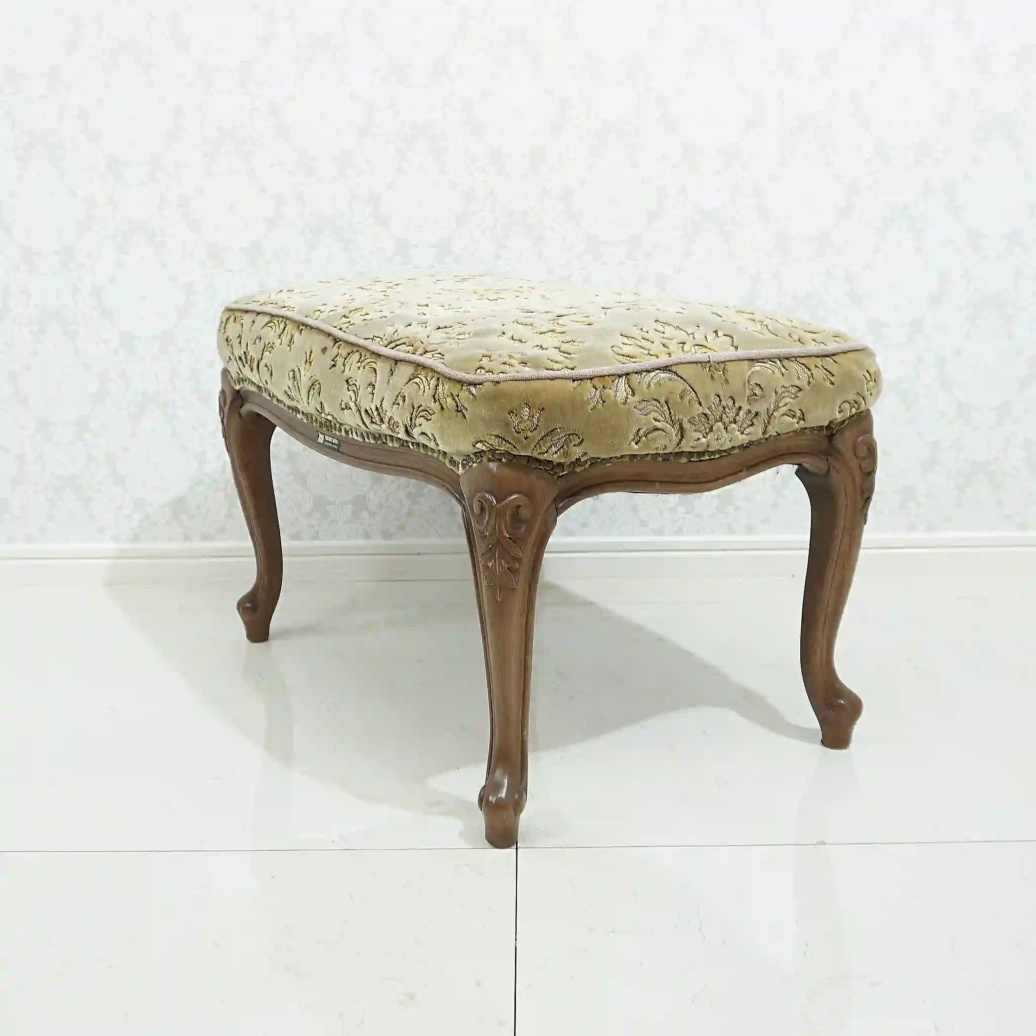 【アンティーク】 オットマン / マルニ木工(Marni) / マキシマムシリーズ / 金華山織り フットスツール