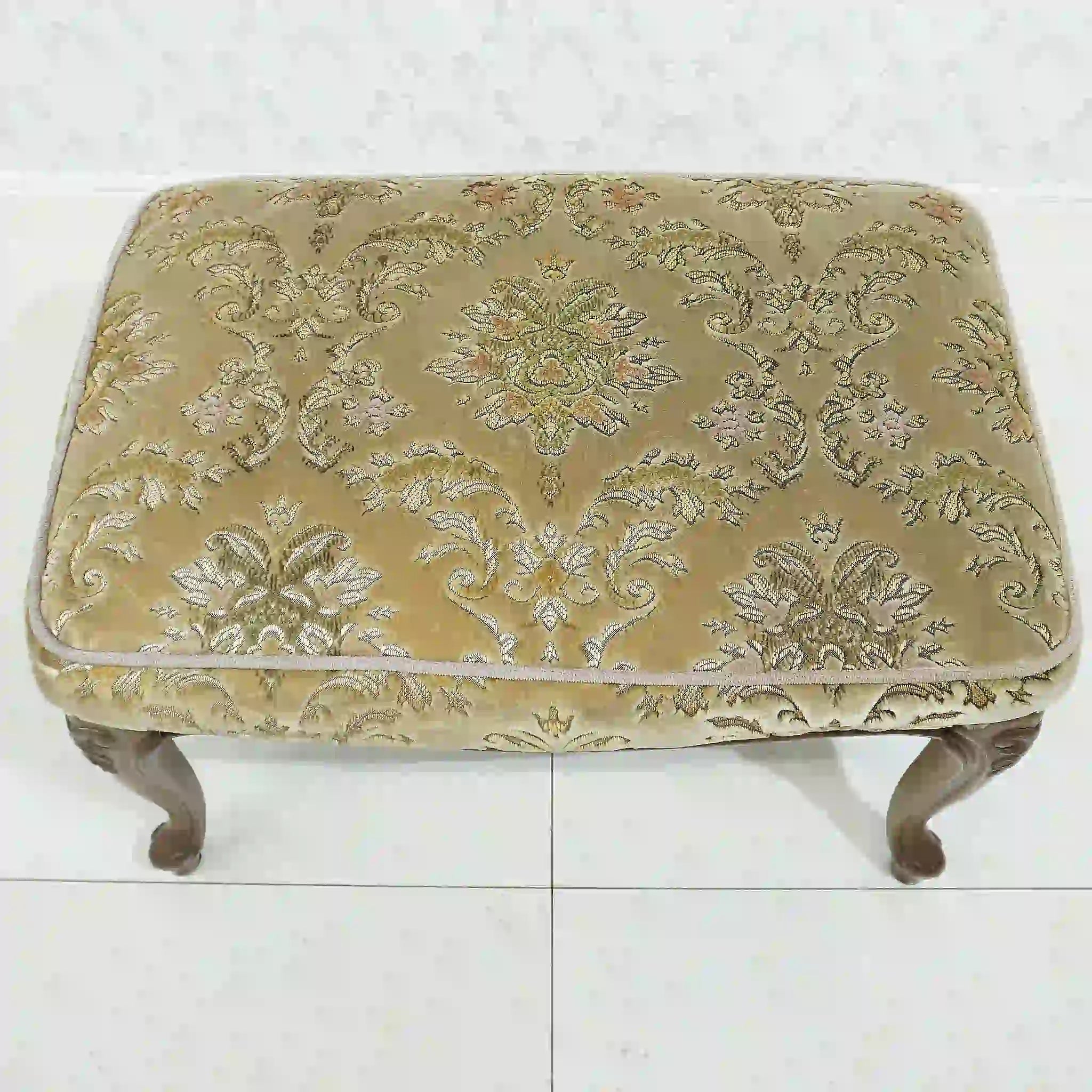 【アンティーク】 オットマン / マルニ木工(Marni) / マキシマムシリーズ / 金華山織り フットスツール