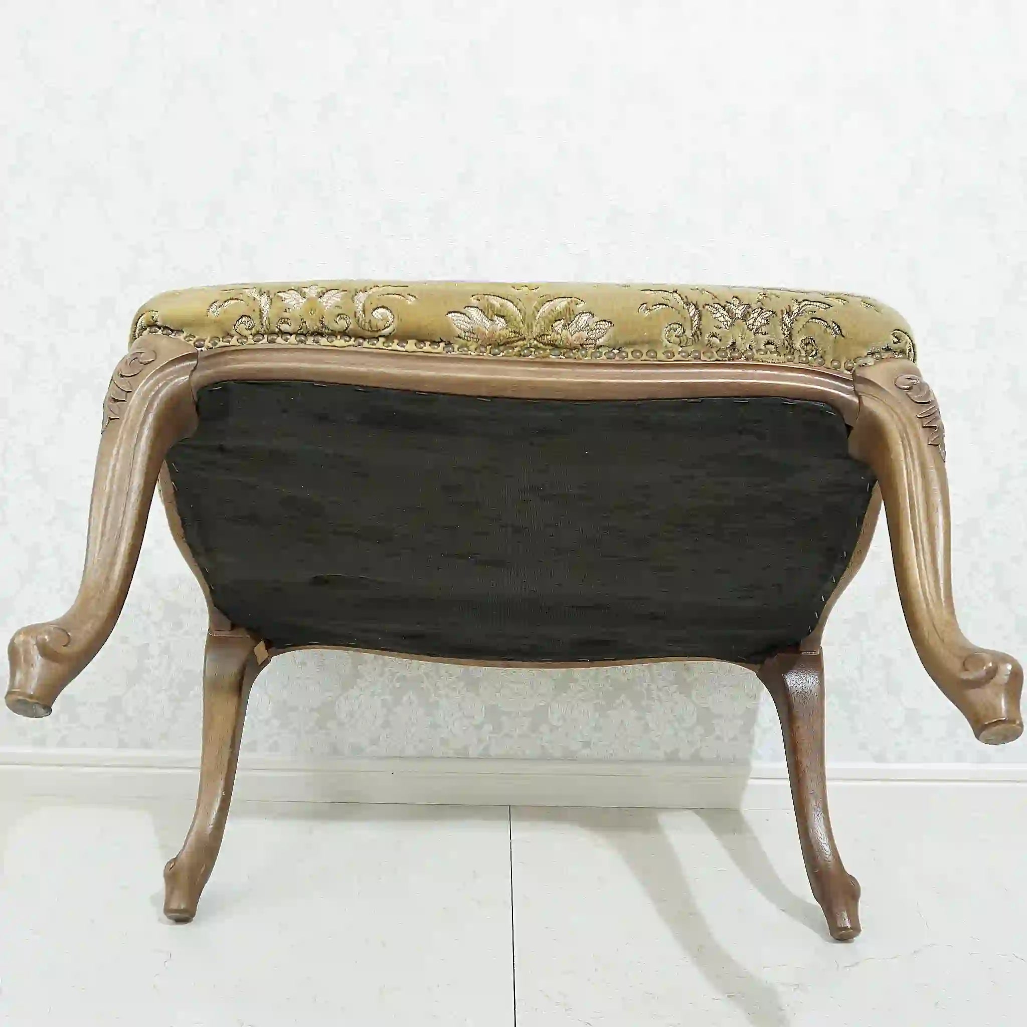 【アンティーク】 オットマン / マルニ木工(Marni) / マキシマムシリーズ / 金華山織り フットスツール