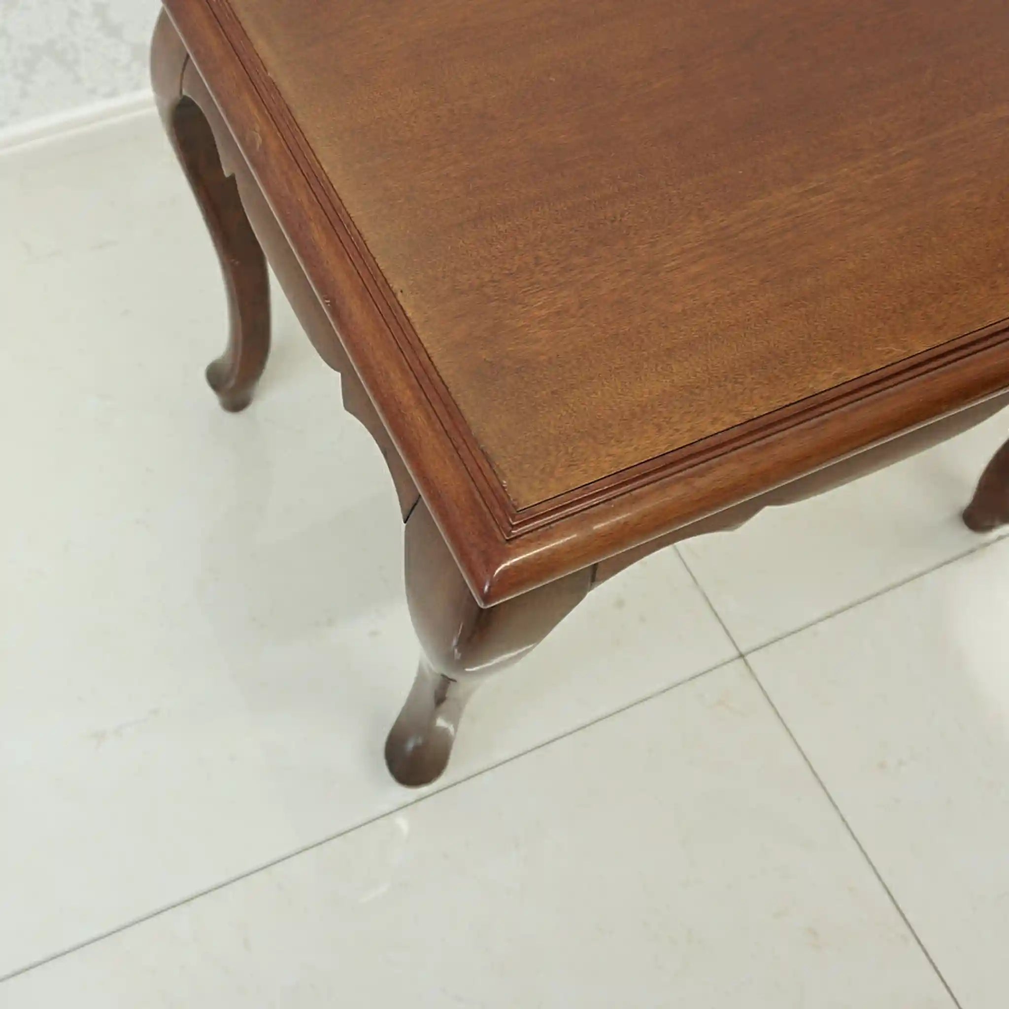 Antique Side Table/Cafe Table with Cat Legs