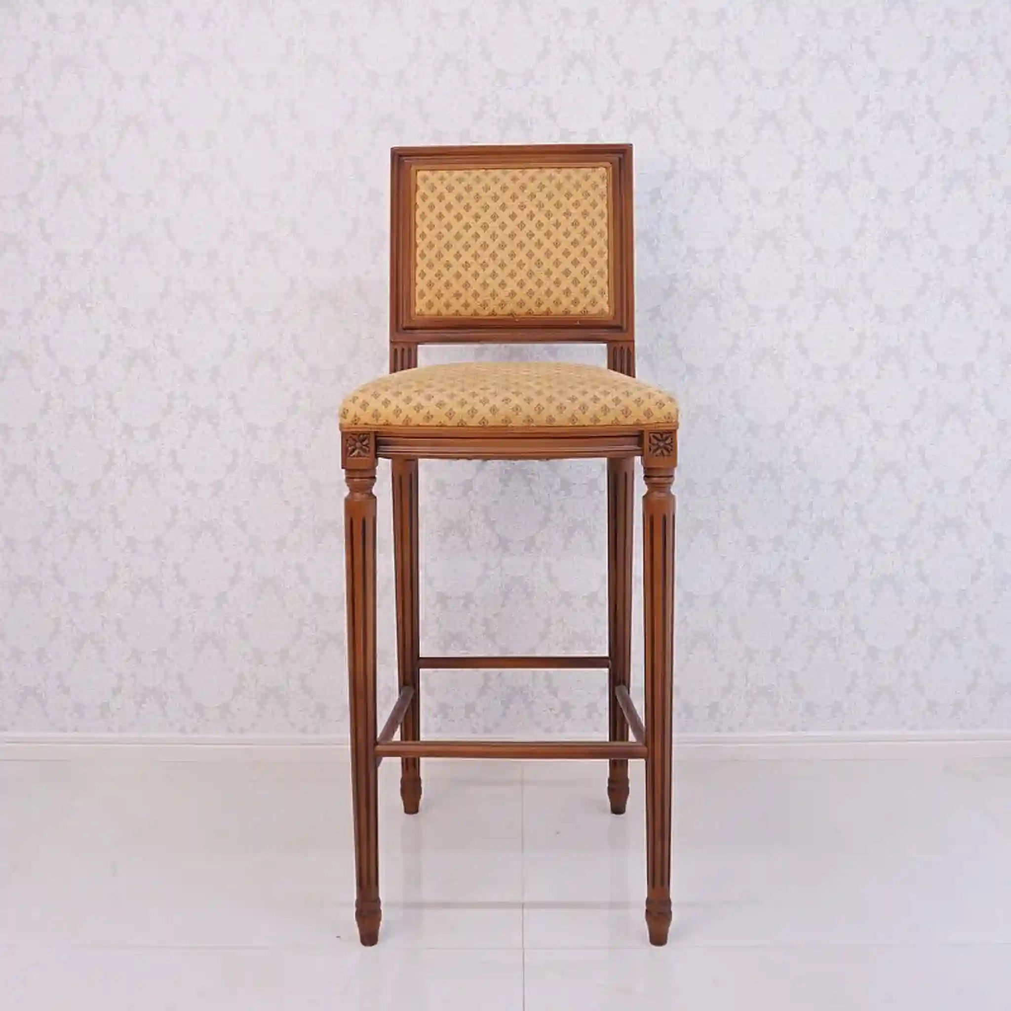 【アンティーク】 アンティーク調カウンターチェア /