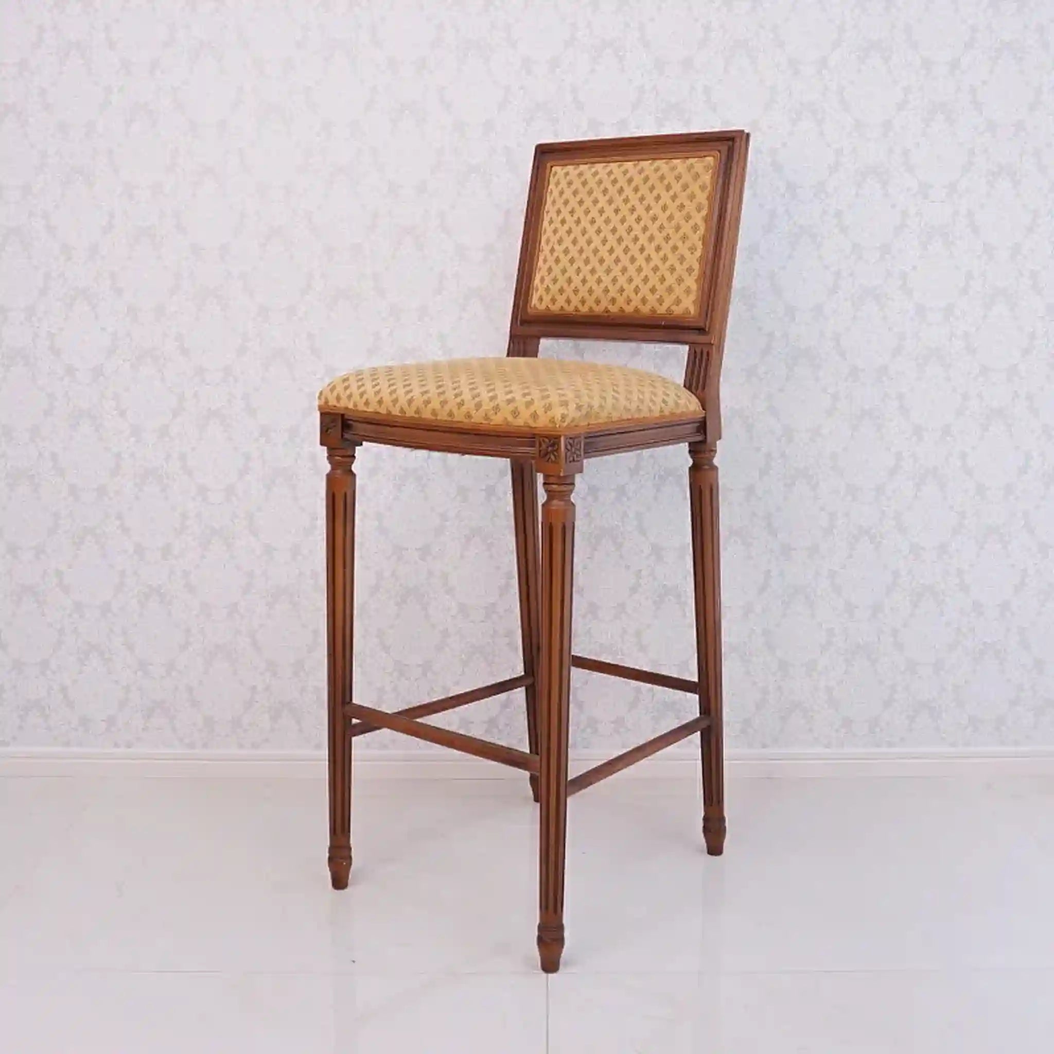 【アンティーク】 アンティーク調カウンターチェア /