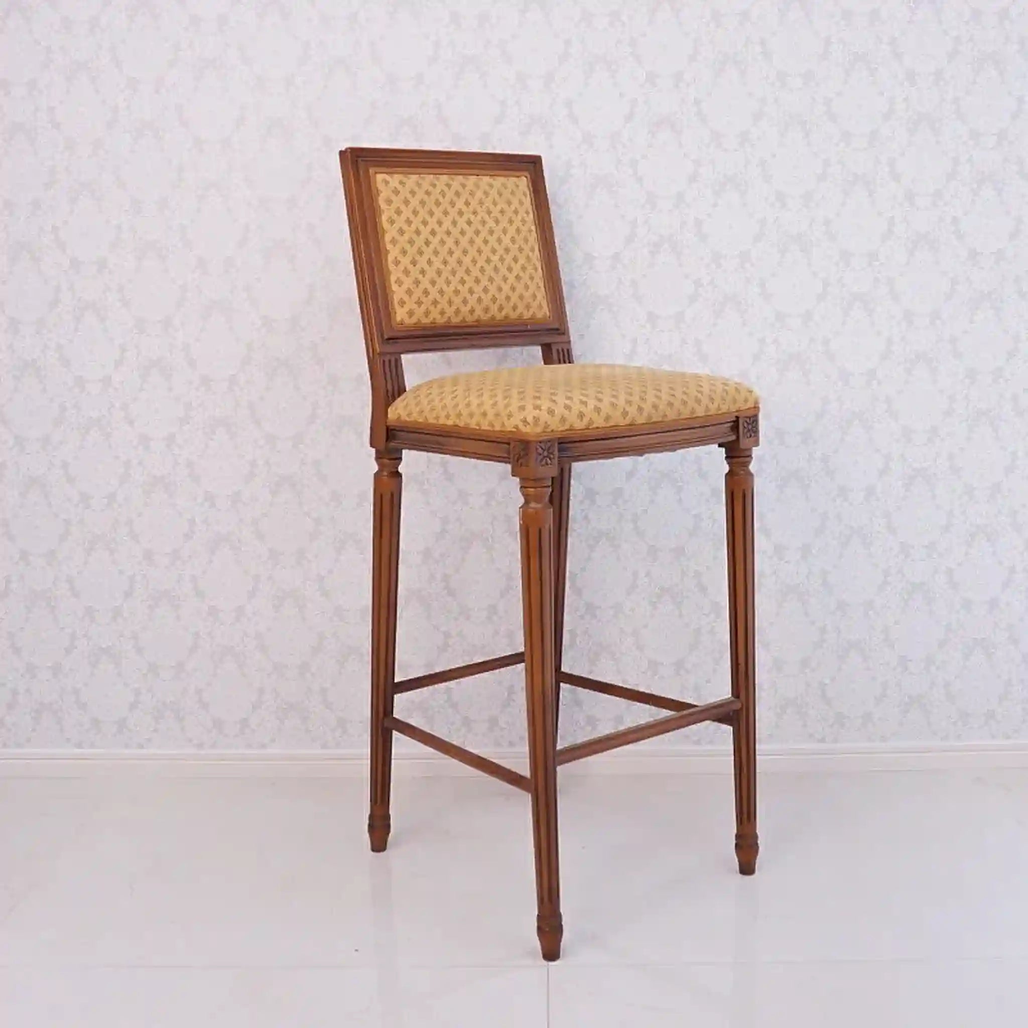 【アンティーク】 アンティーク調カウンターチェア /