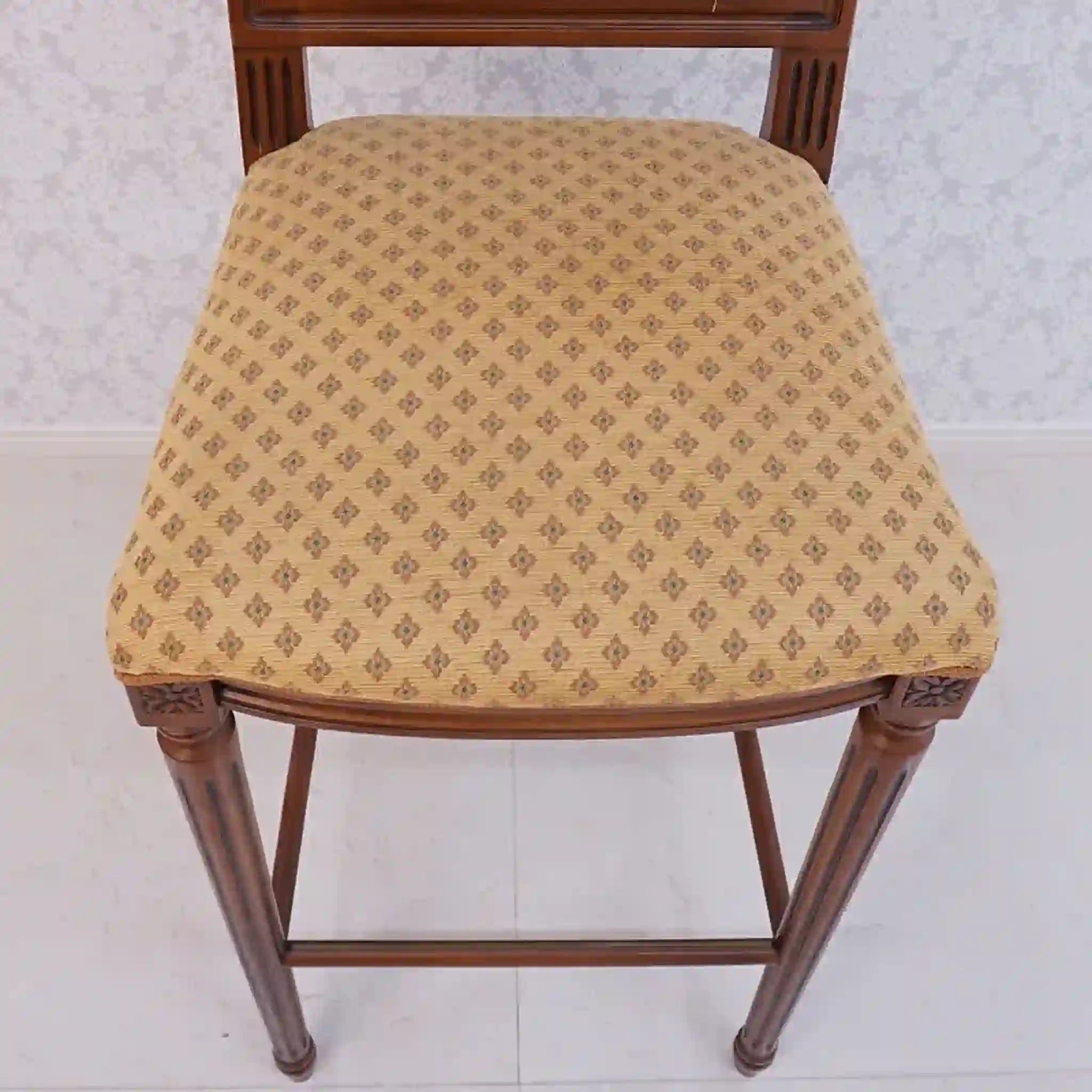 【アンティーク】 アンティーク調カウンターチェア /