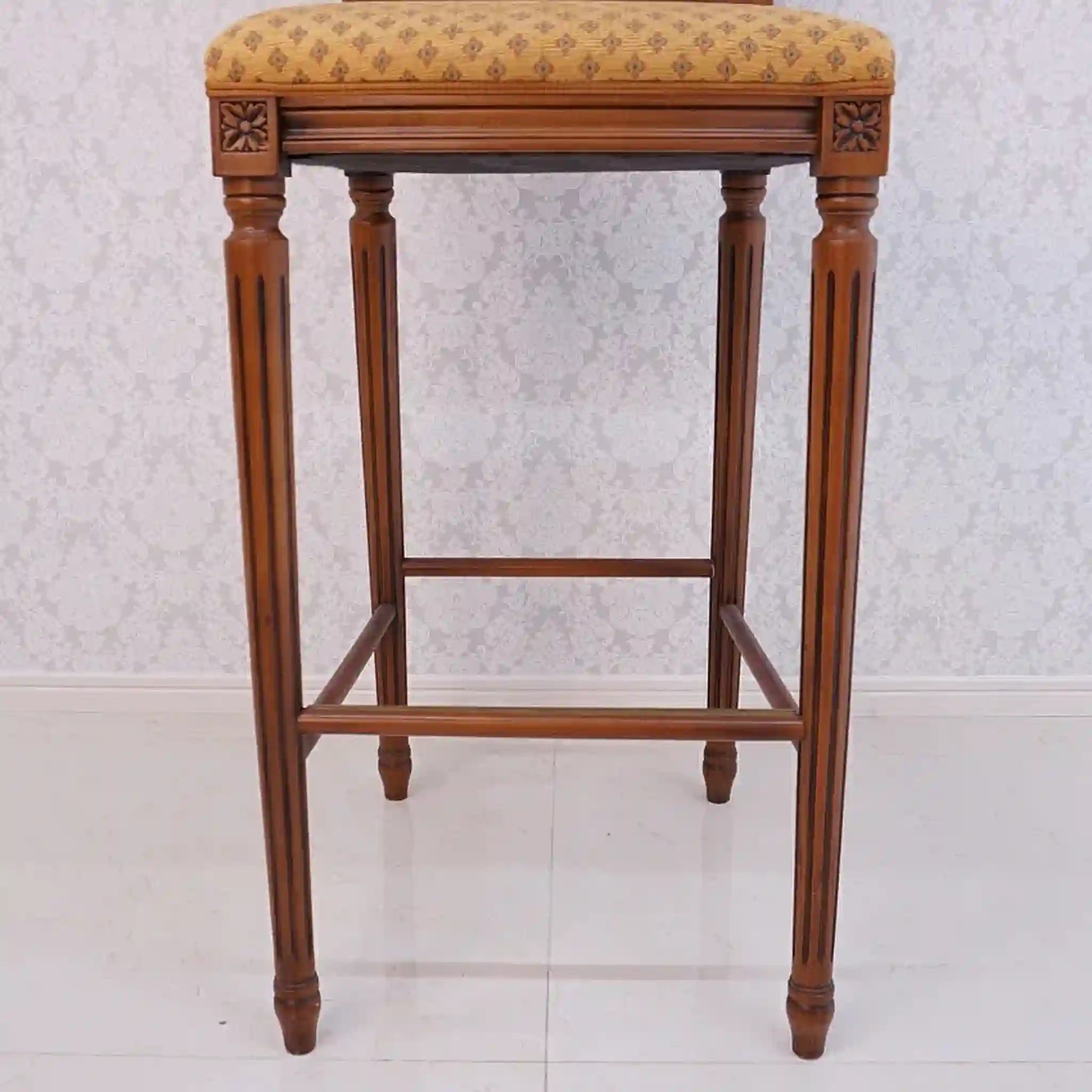 【アンティーク】 アンティーク調カウンターチェア /