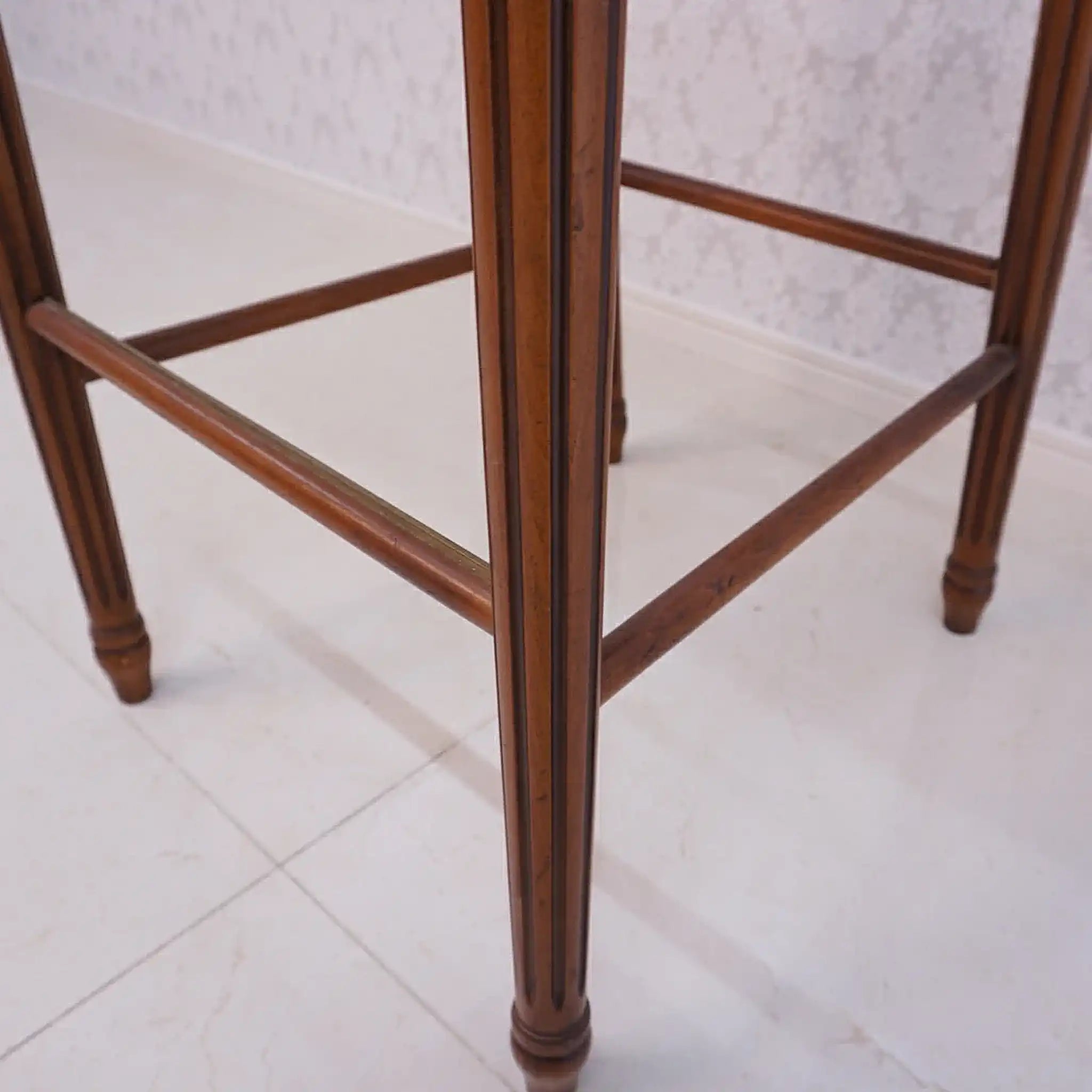 【アンティーク】 アンティーク調カウンターチェア /