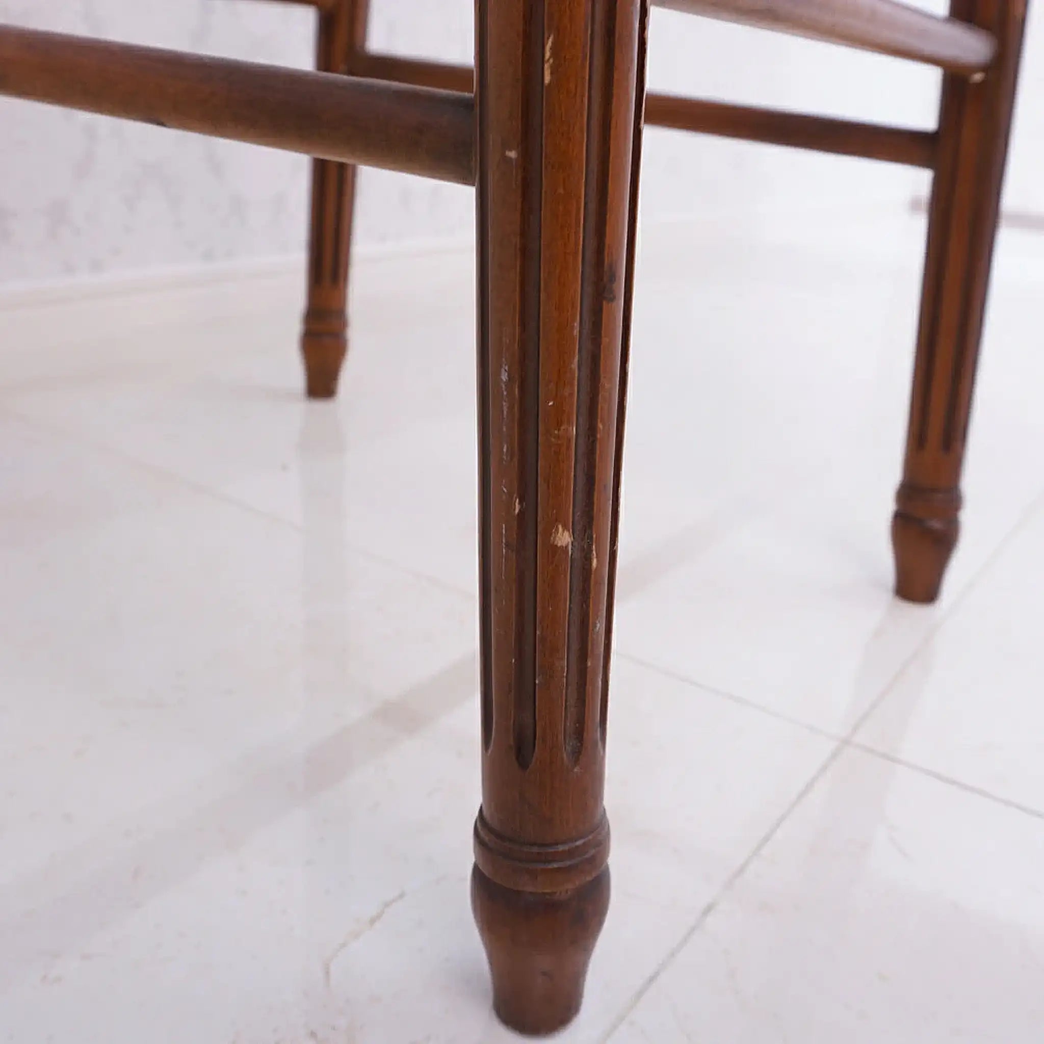 【アンティーク】 アンティーク調カウンターチェア /