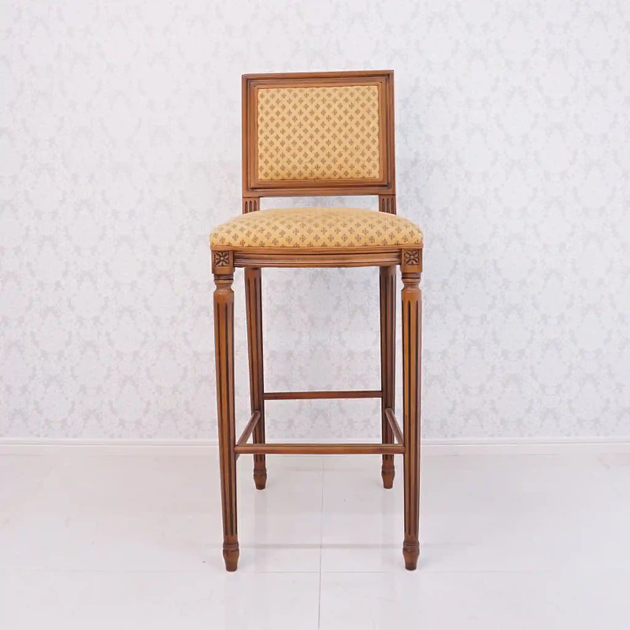 【アンティーク】 アンティーク調カウンターチェア /