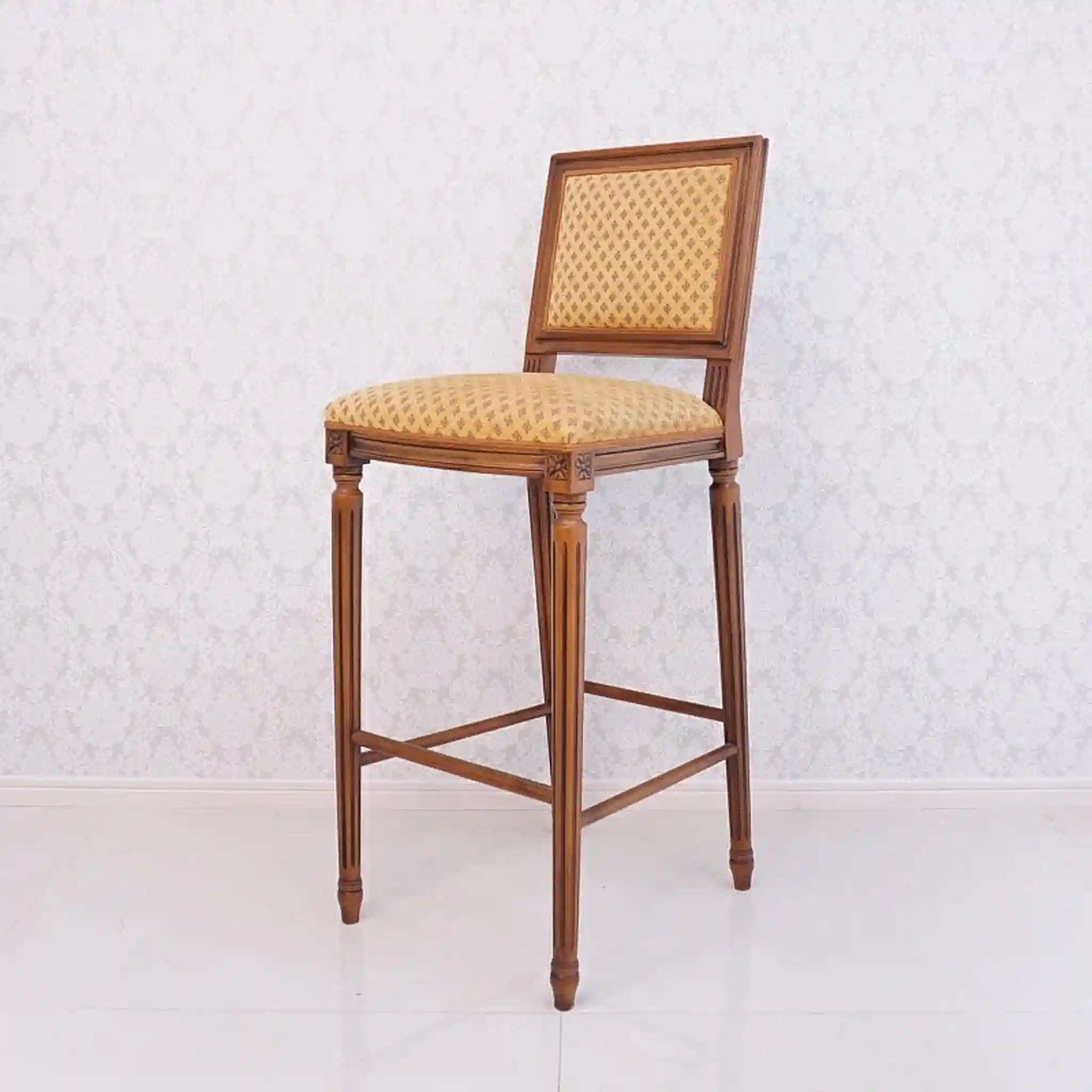 【アンティーク】 アンティーク調カウンターチェア /