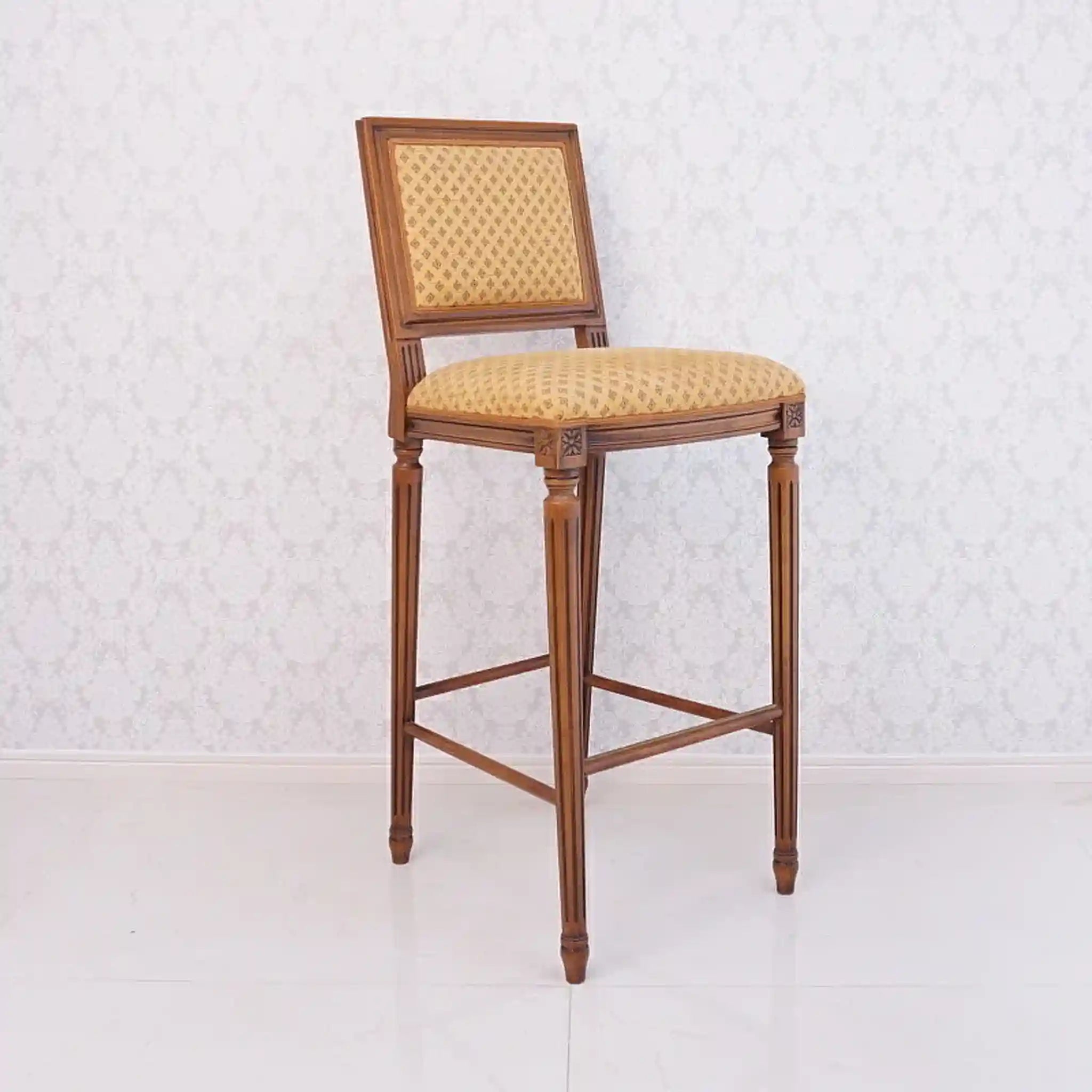 【アンティーク】 アンティーク調カウンターチェア /